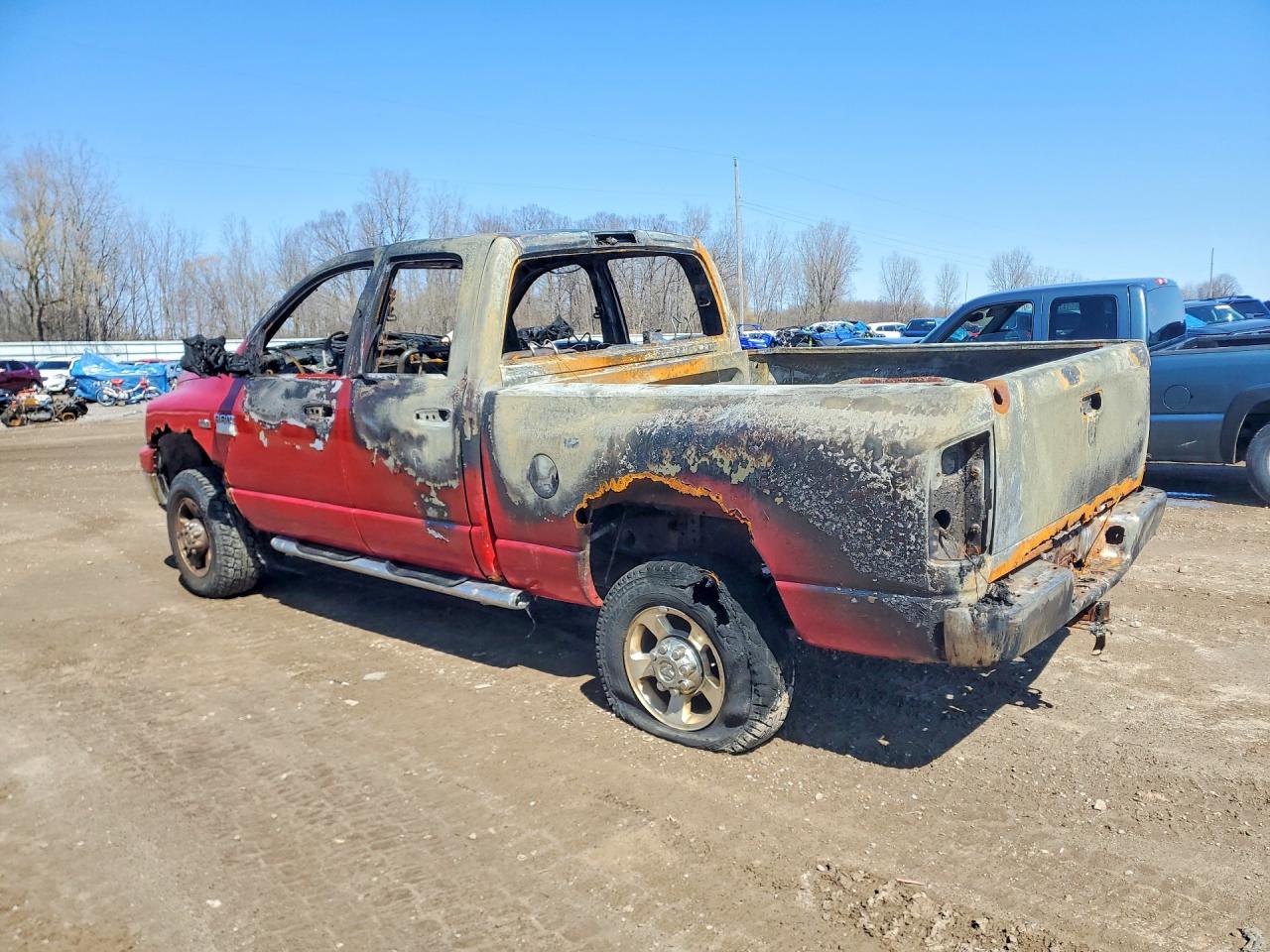 2007 Dodge Ram 2500 St Burn vin: 3D7KS28D37G824141