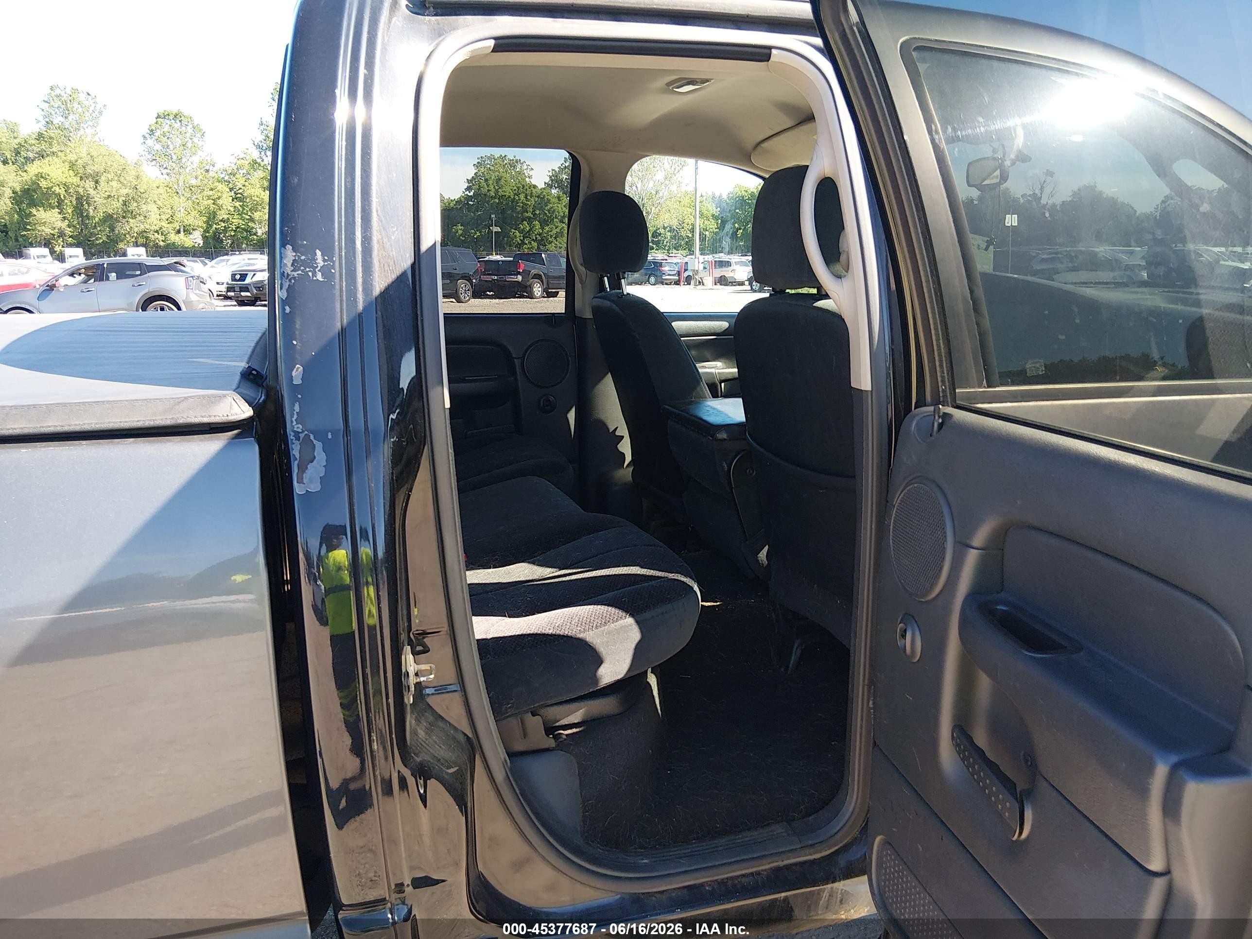 2005 Dodge Ram 2500 Slt/laramie Черный vin: 3D7KS28D45G819561