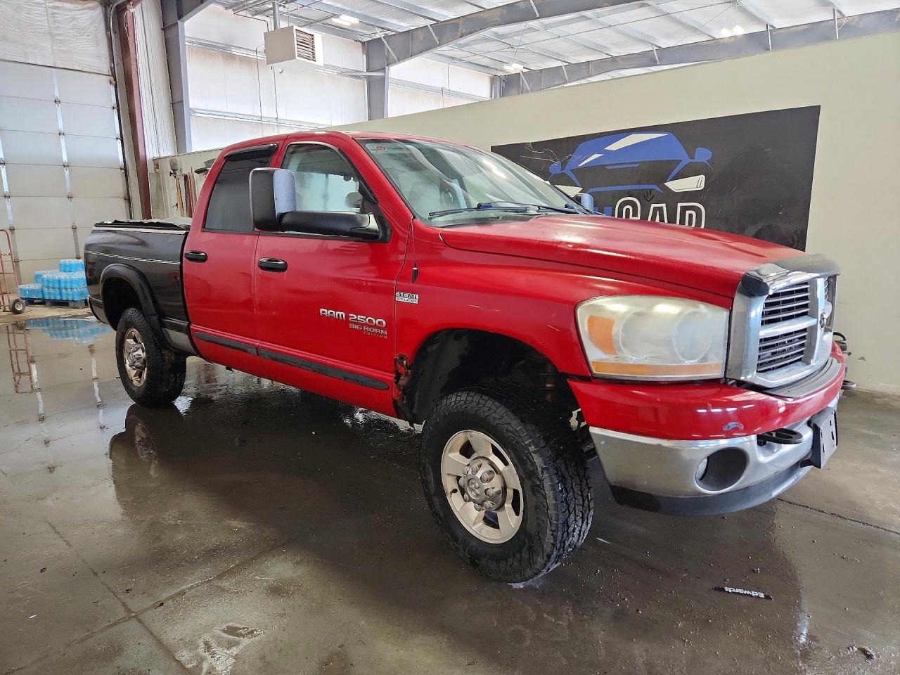 2006 Dodge Ram 2500 St Red vin: 3D7KS28D56G140125