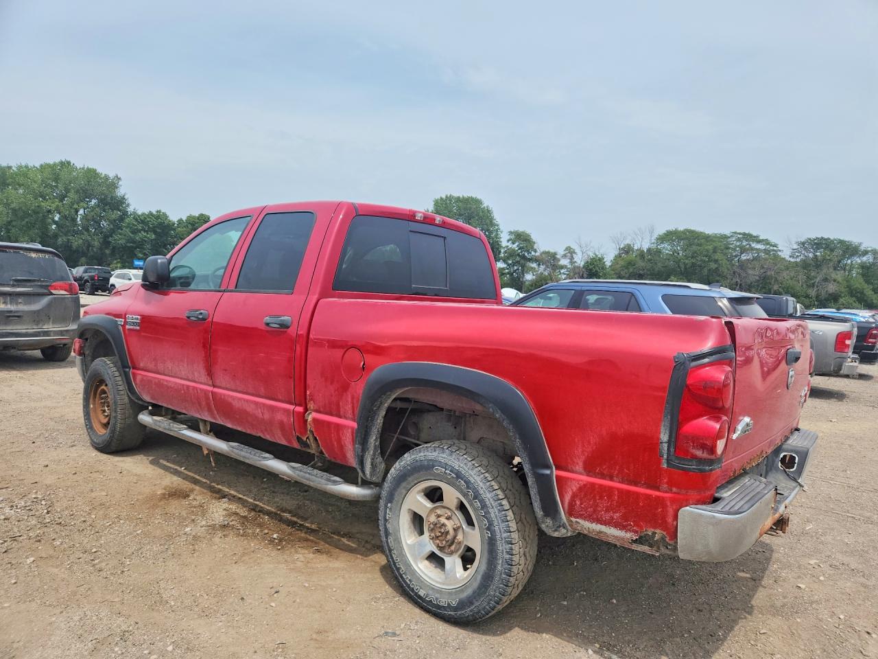 2008 Dodge Ram 2500 St Red vin: 3D7KS28D58G191420