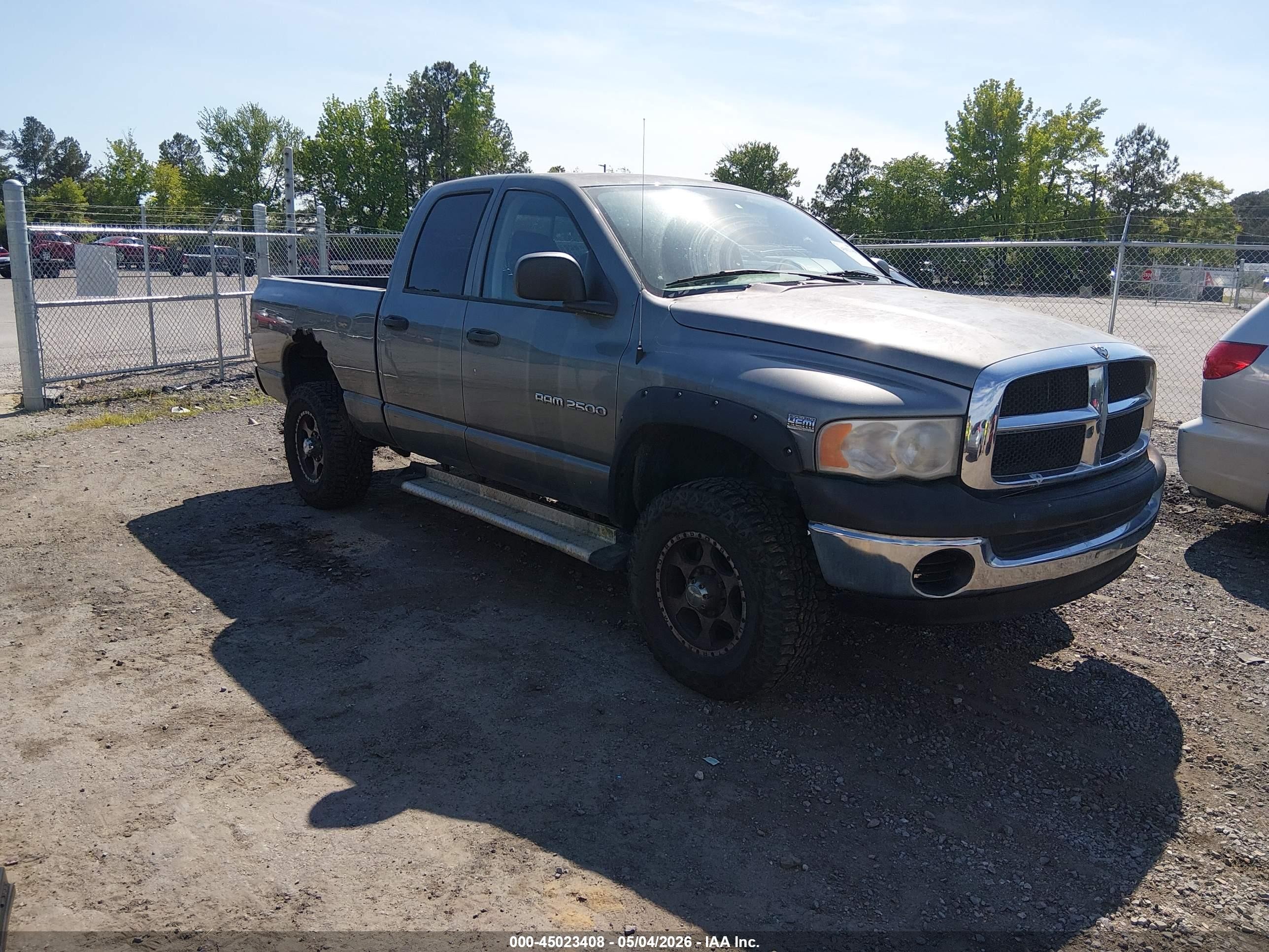 2005 Dodge Ram 2500 St Gray vin: 3D7KS28D65G734480