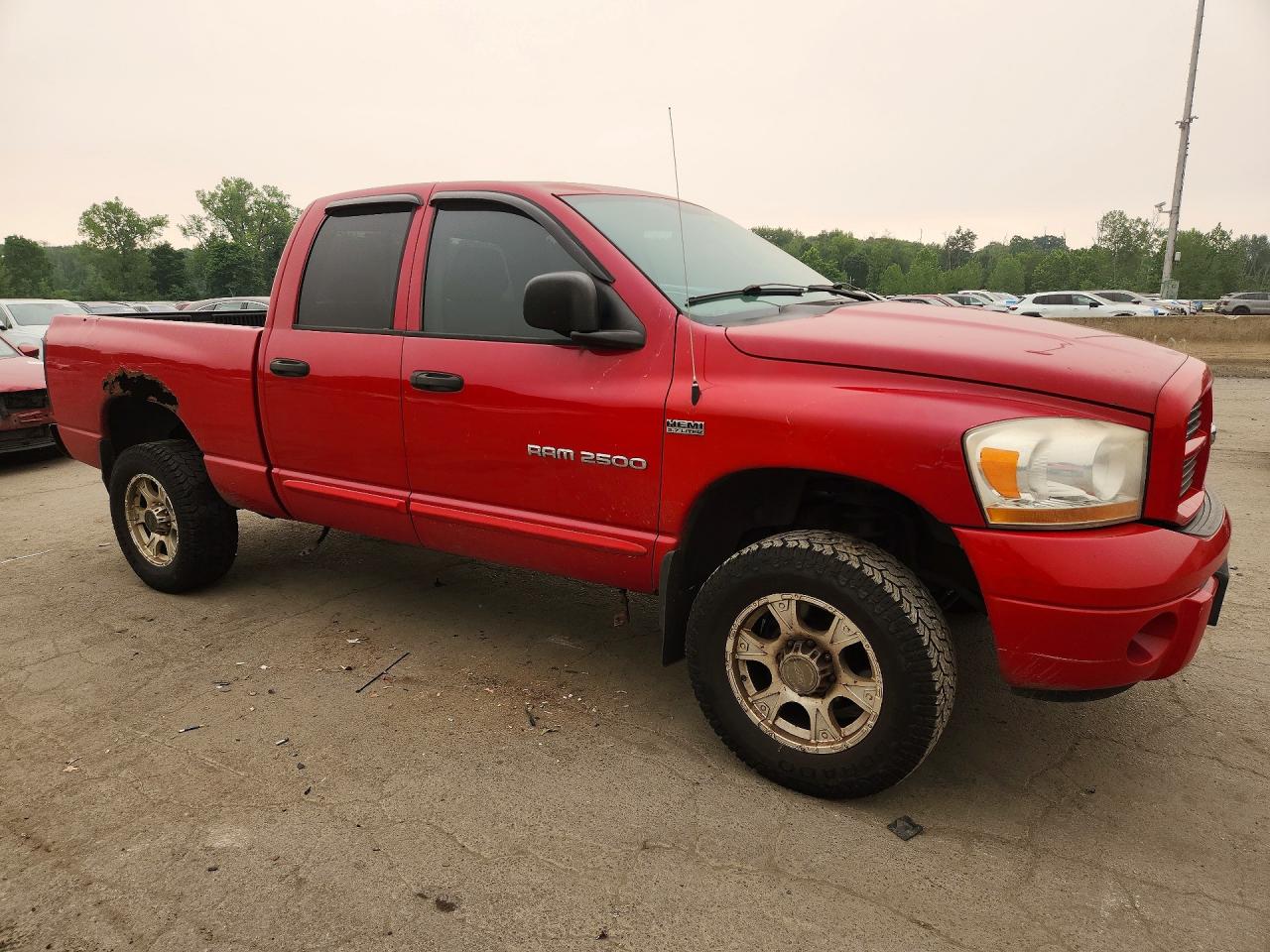 2006 Dodge Ram 2500 St Red vin: 3D7KS28D76G123973