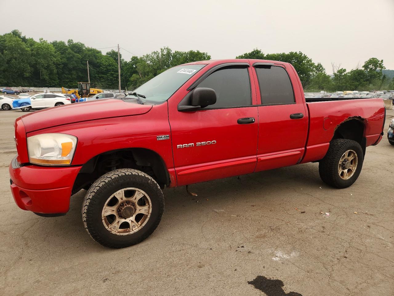 2006 Dodge Ram 2500 St Red vin: 3D7KS28D76G123973