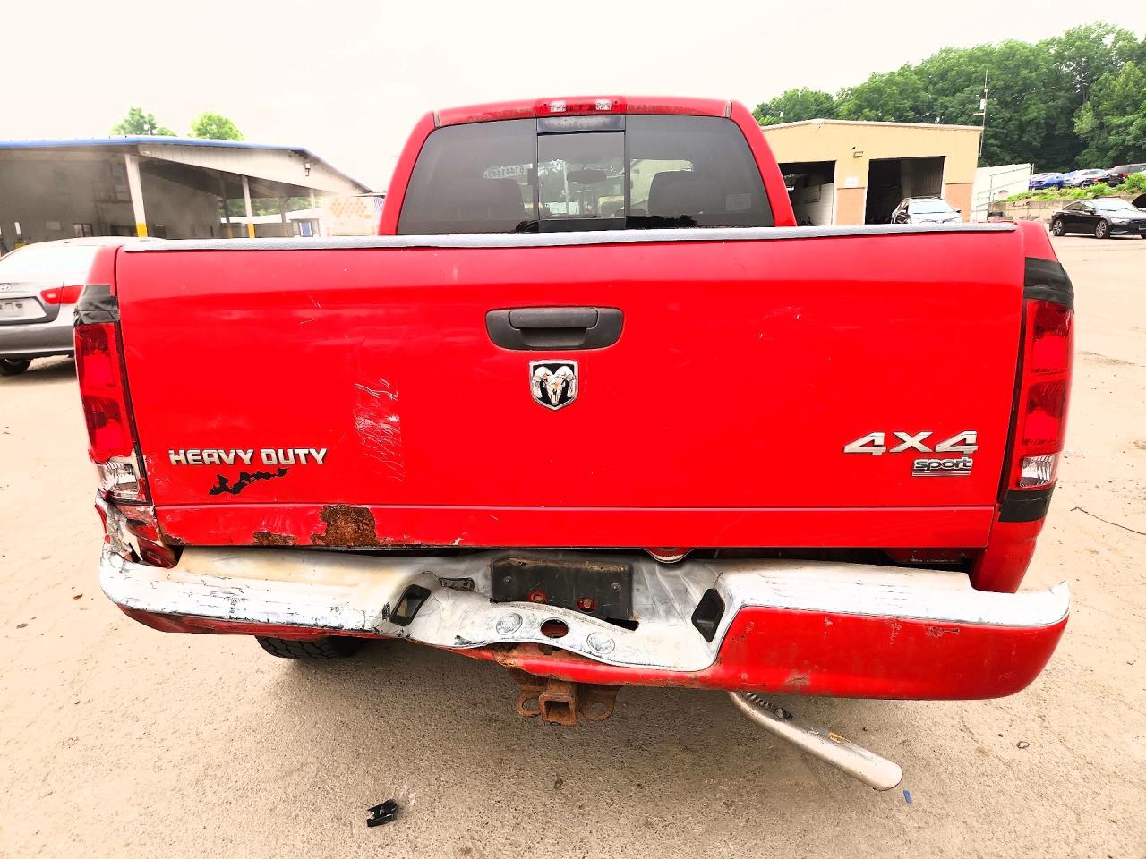2006 Dodge Ram 2500 St Red vin: 3D7KS28D76G123973