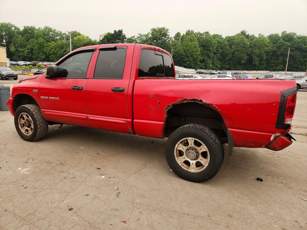 2006 Dodge Ram 2500 St Red vin: 3D7KS28D76G123973