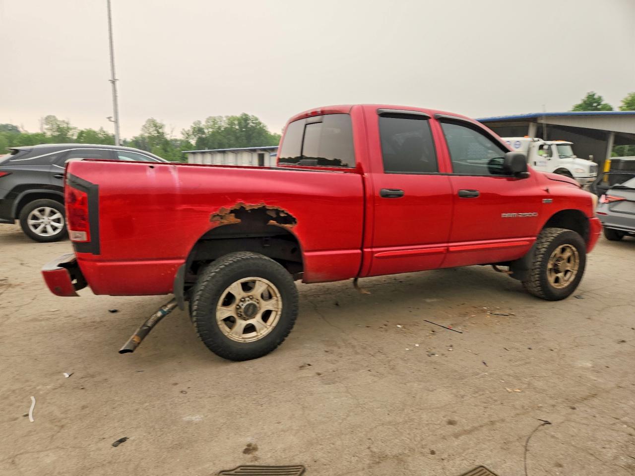 2006 Dodge Ram 2500 St Red vin: 3D7KS28D76G123973