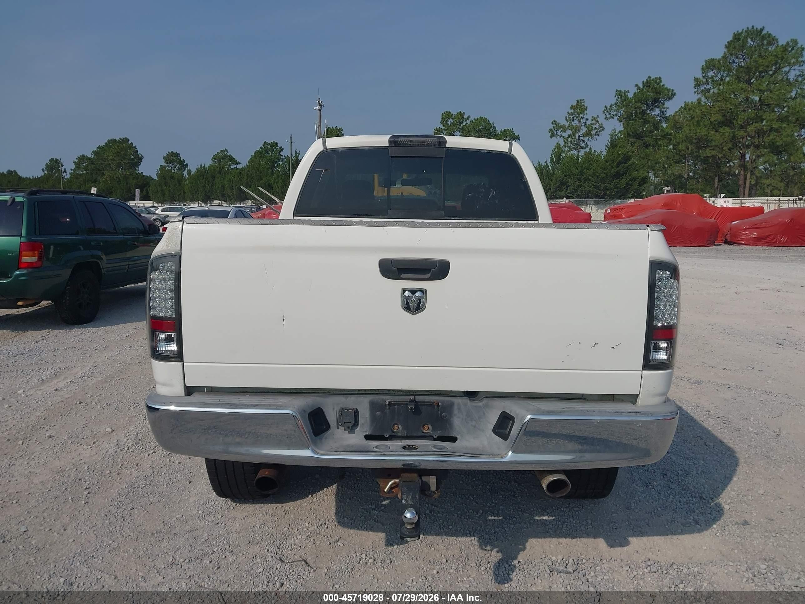 2005 Dodge Ram 2500 Slt/laramie White vin: 3D7KS28D85G850795