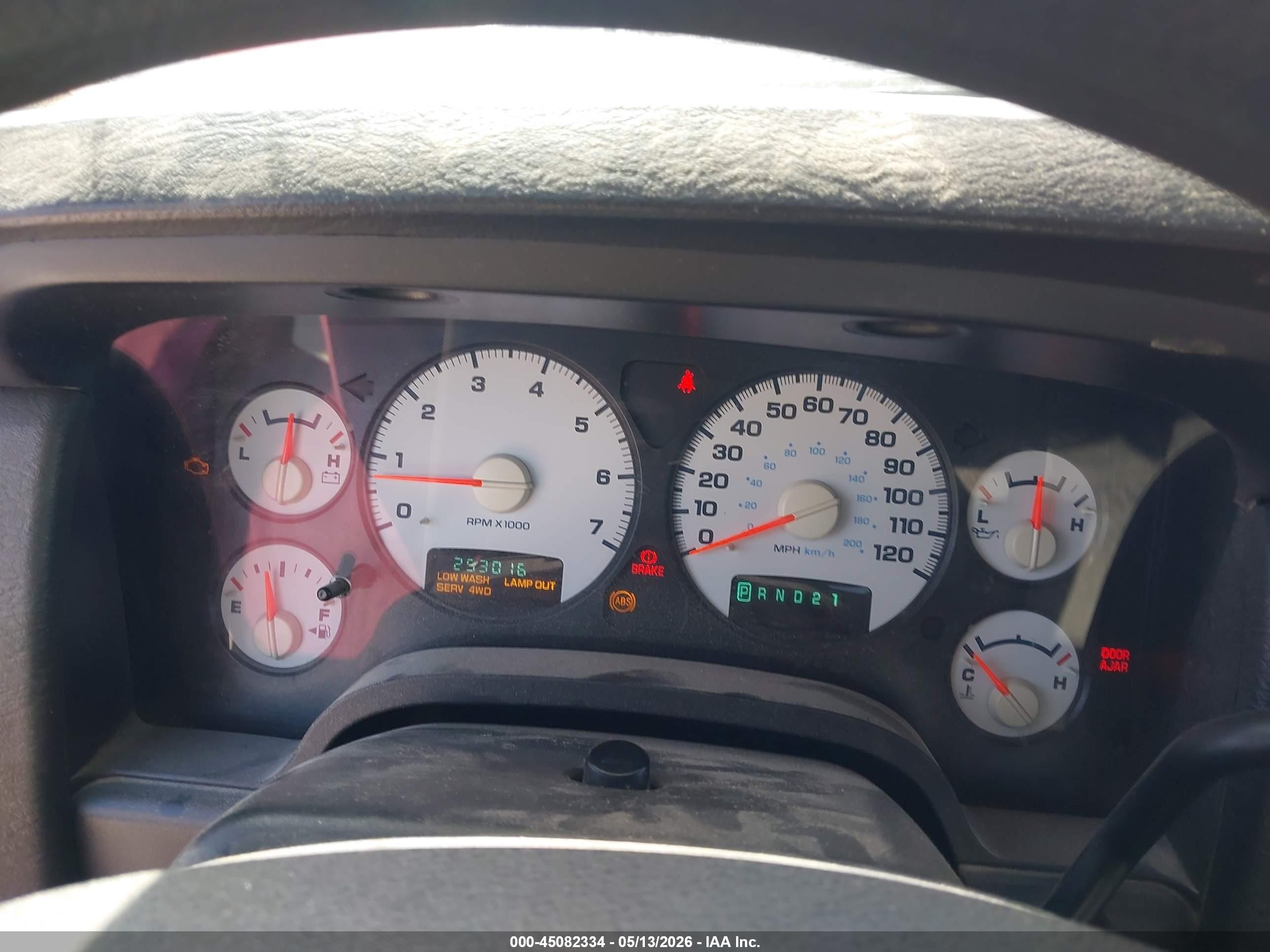 2005 Dodge Ram 2500 Slt/laramie Red vin: 3D7KS28D85G900353