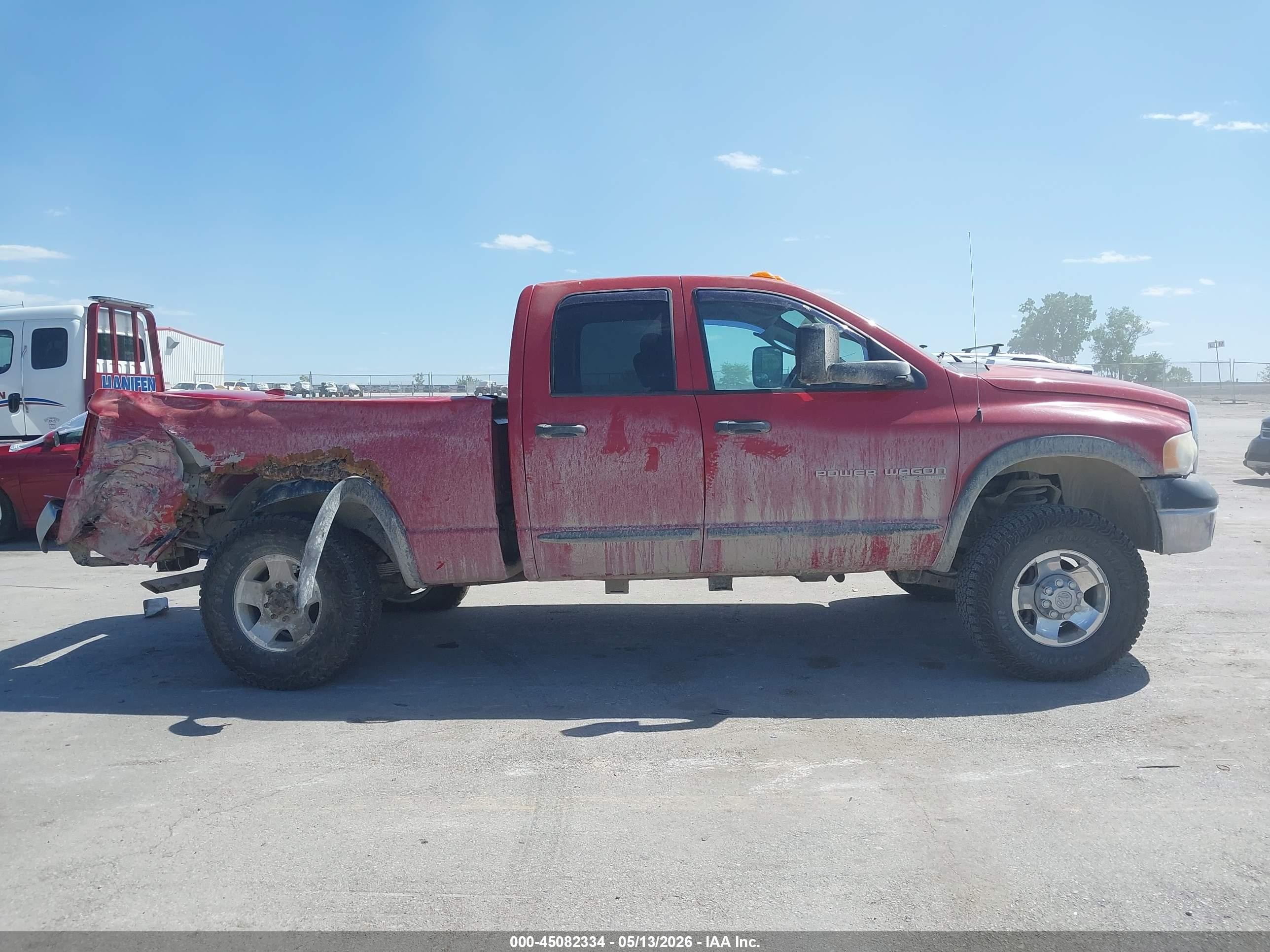 2005 Dodge Ram 2500 Slt/laramie Red vin: 3D7KS28D85G900353