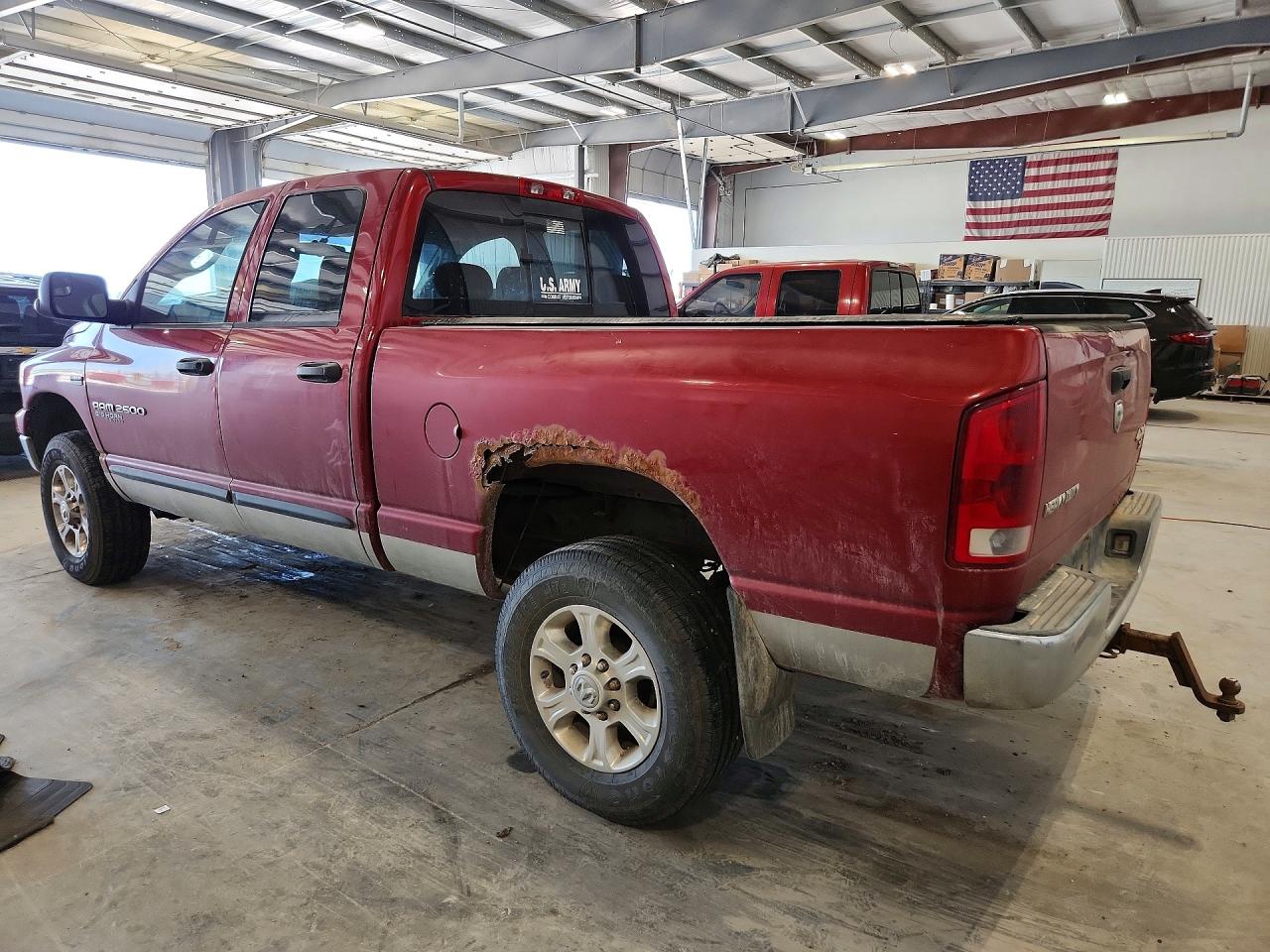 2006 Dodge Ram 2500 St Красный vin: 3D7KS28D86G140121