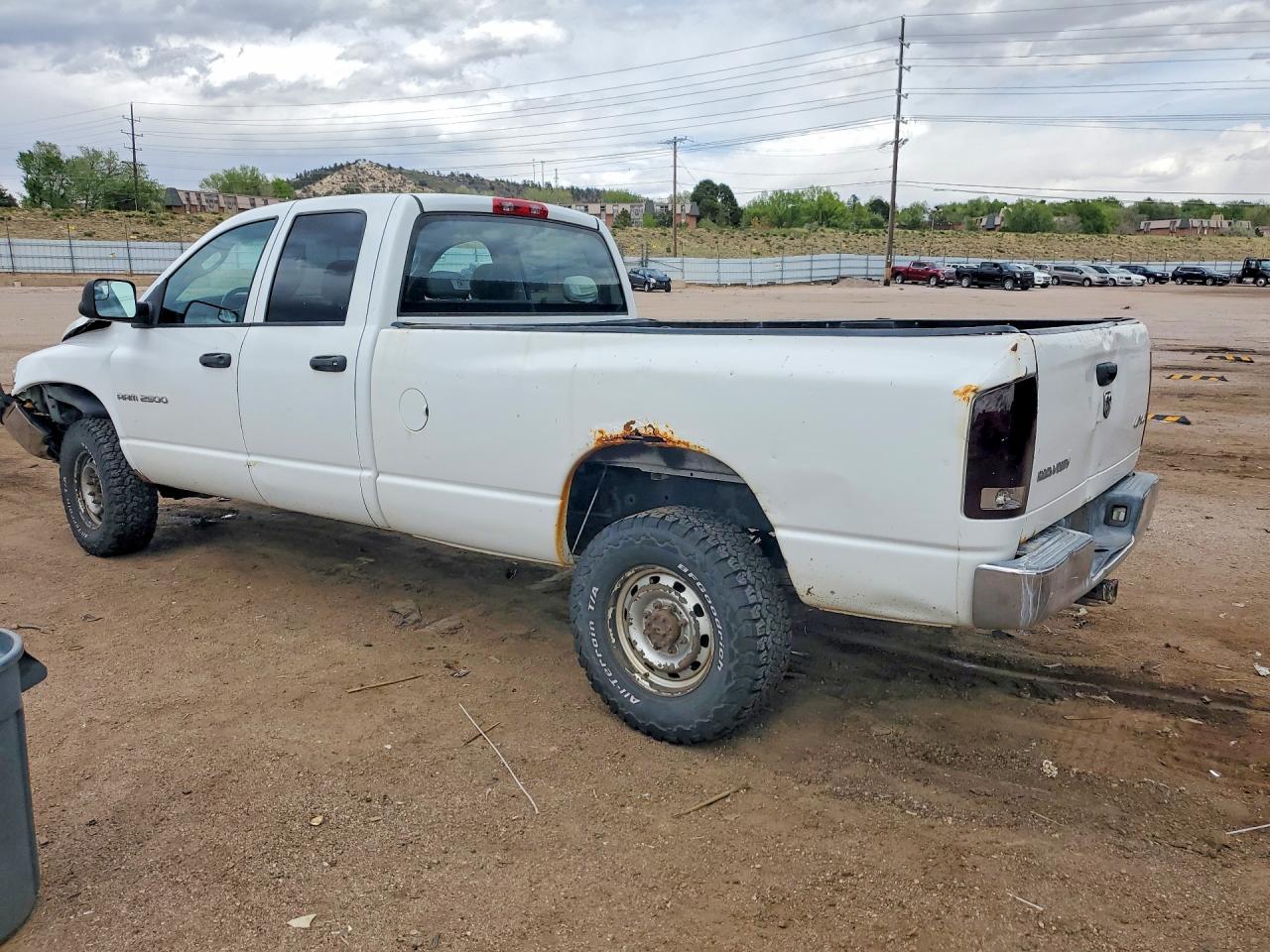 2005 Dodge Ram 2500 St White vin: 3D7KS28D95G857917