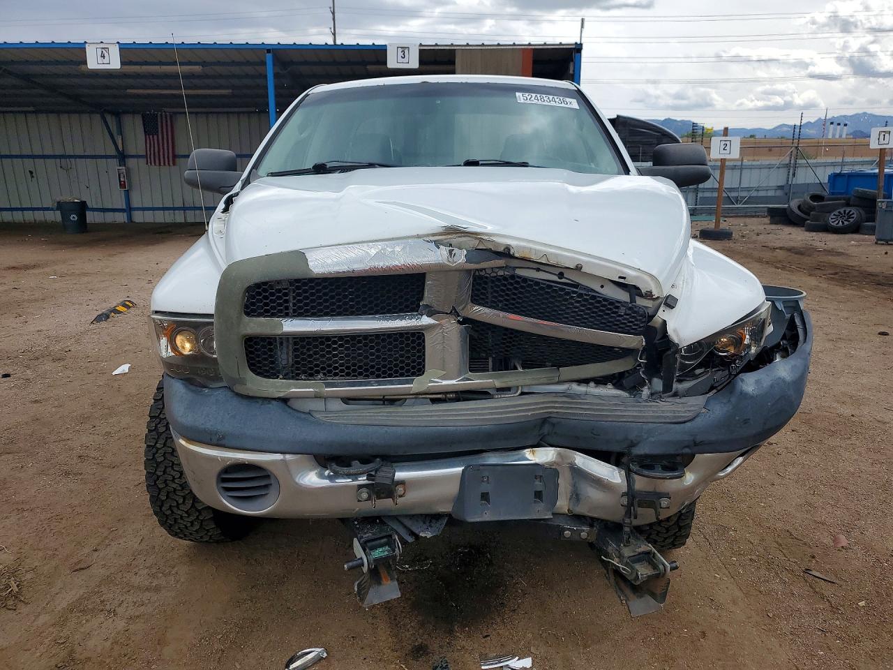 2005 Dodge Ram 2500 St White vin: 3D7KS28D95G857917