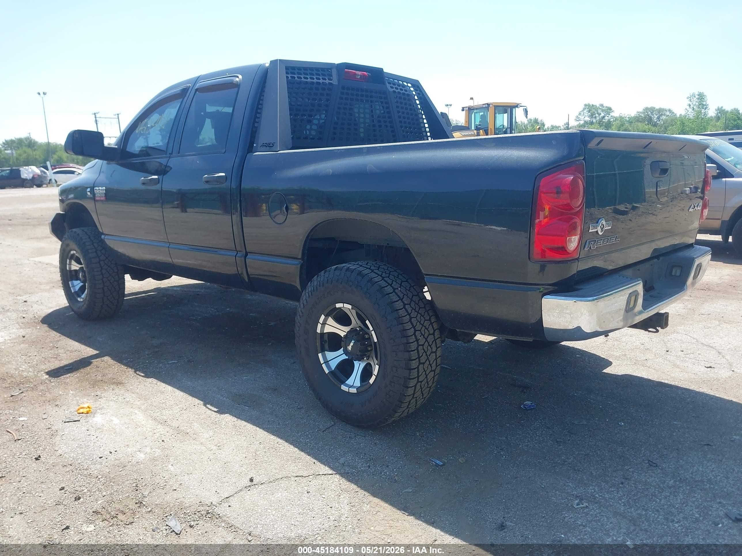 2009 Dodge Ram 2500 Slt Black vin: 3D7KS28L19G523927