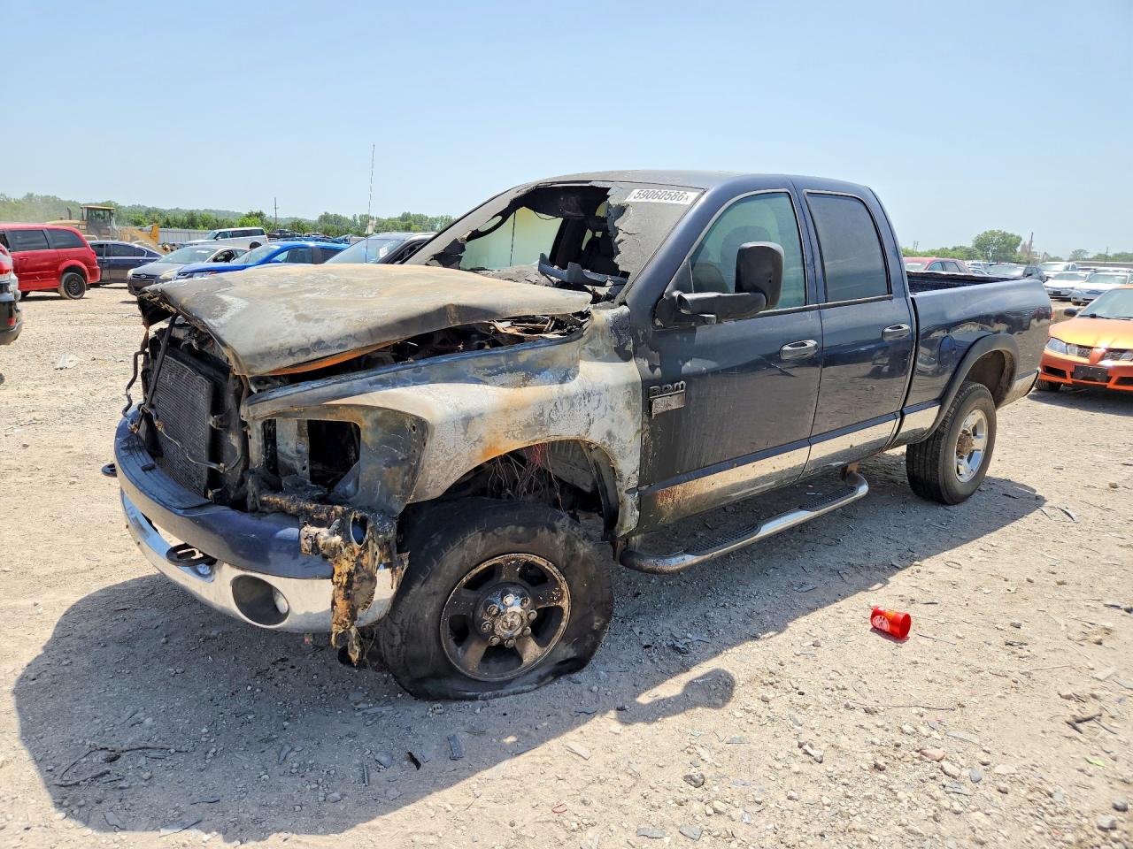 2009 Dodge Ram 2500 Пожар vin: 3D7KS28L19G534958
