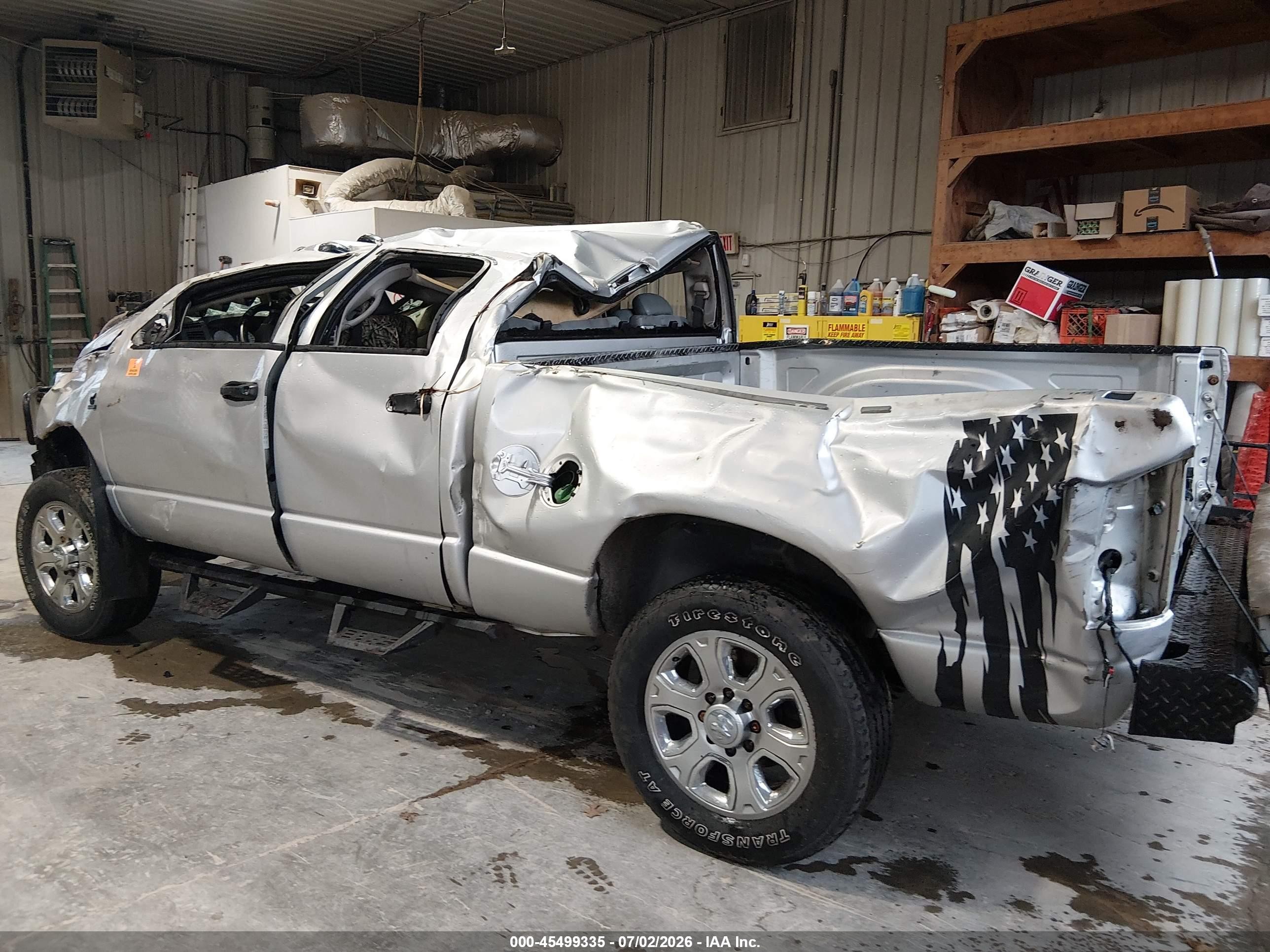 2009 Dodge Ram 2500 St Silver vin: 3D7KS28L29G519160