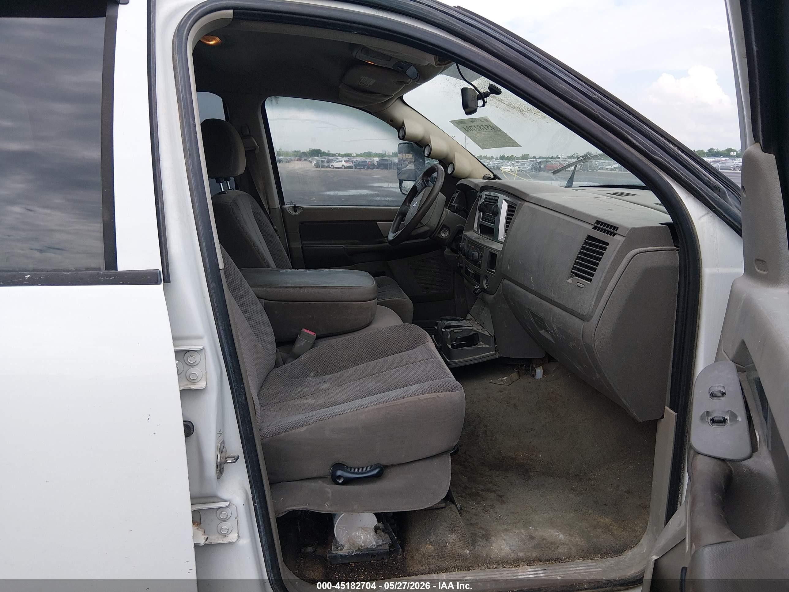 2009 Dodge Ram 2500 Slt White vin: 3D7KS28L29G538548