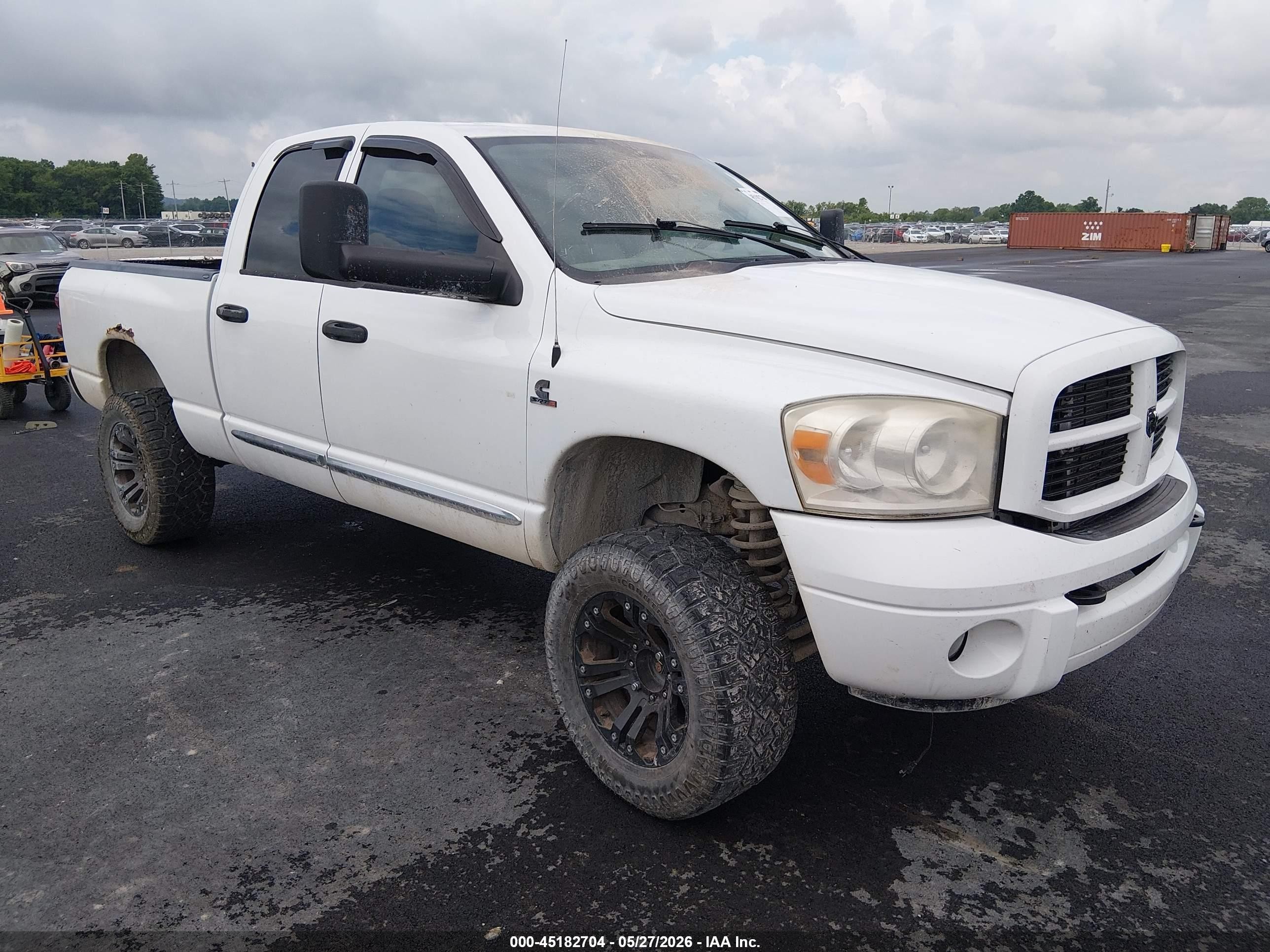 2009 Dodge Ram 2500 Slt White vin: 3D7KS28L29G538548