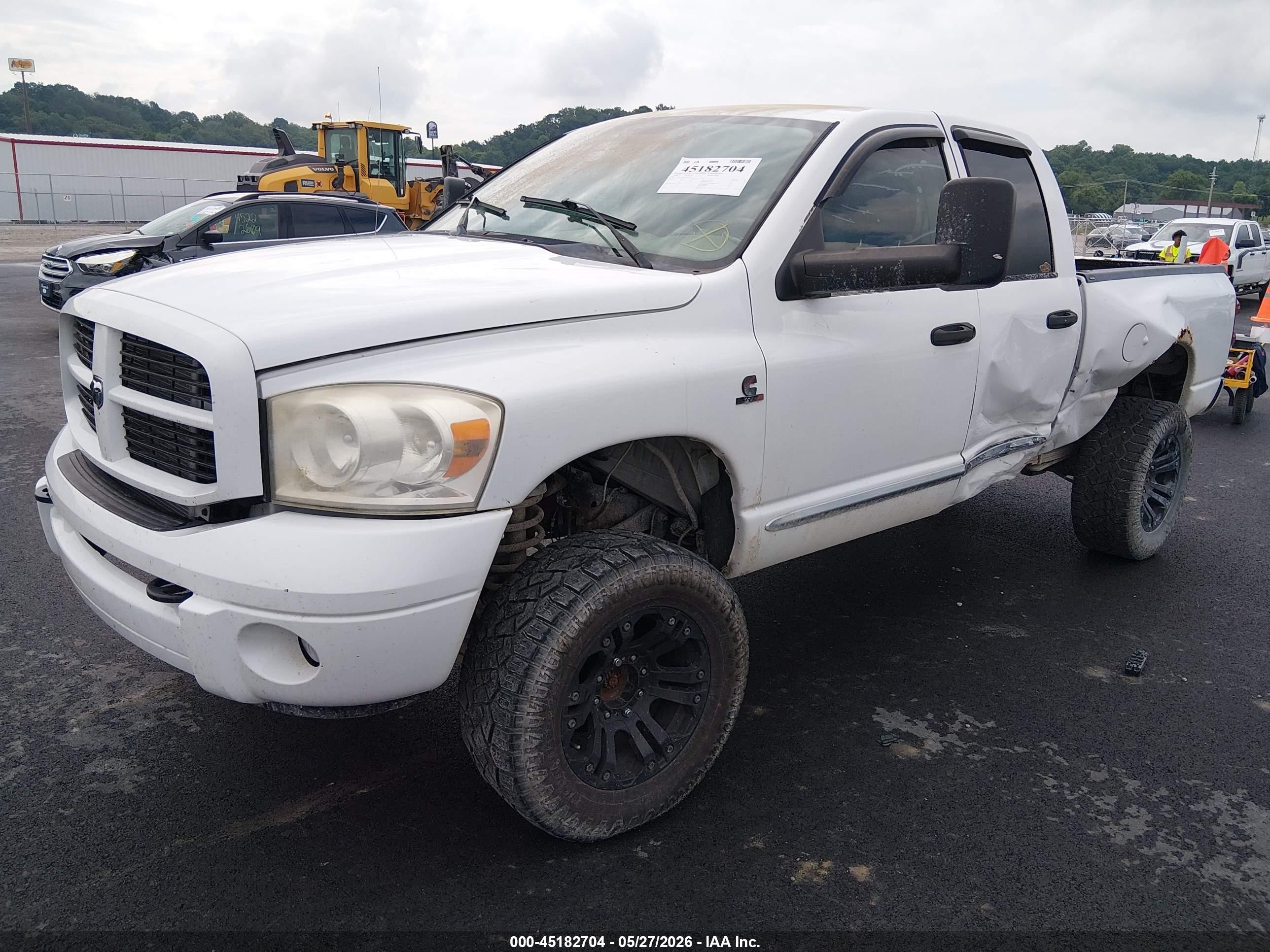 2009 Dodge Ram 2500 Slt White vin: 3D7KS28L29G538548