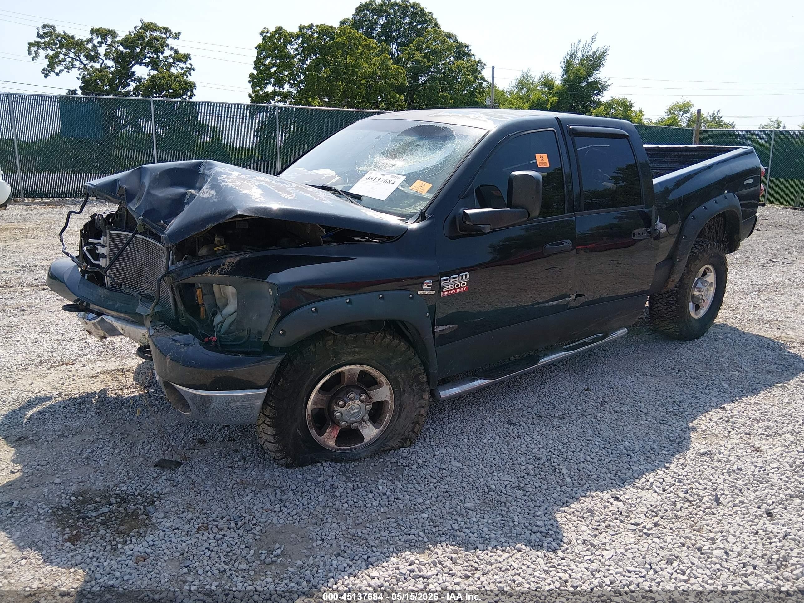 2009 Dodge Ram 2500 Slt Black vin: 3D7KS28L29G547380
