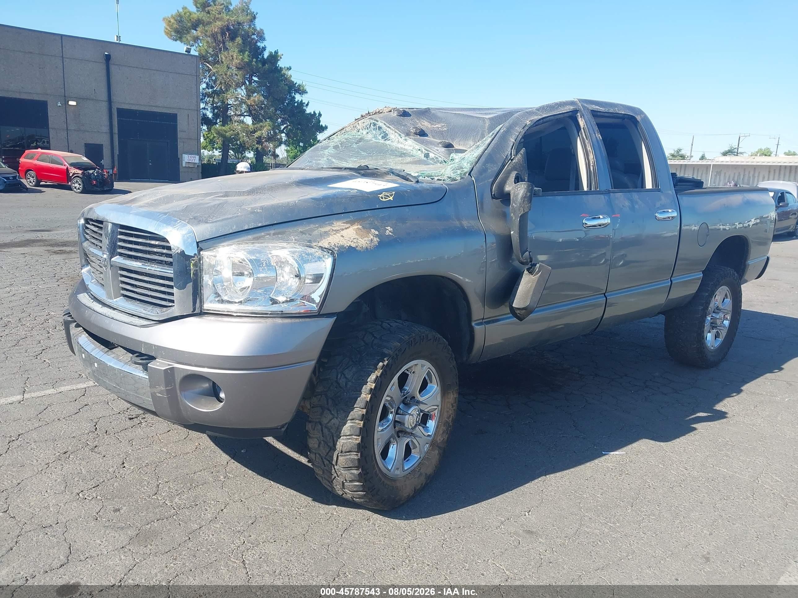 2009 Dodge Ram 2500 Laramie Gray vin: 3D7KS28L59G543453