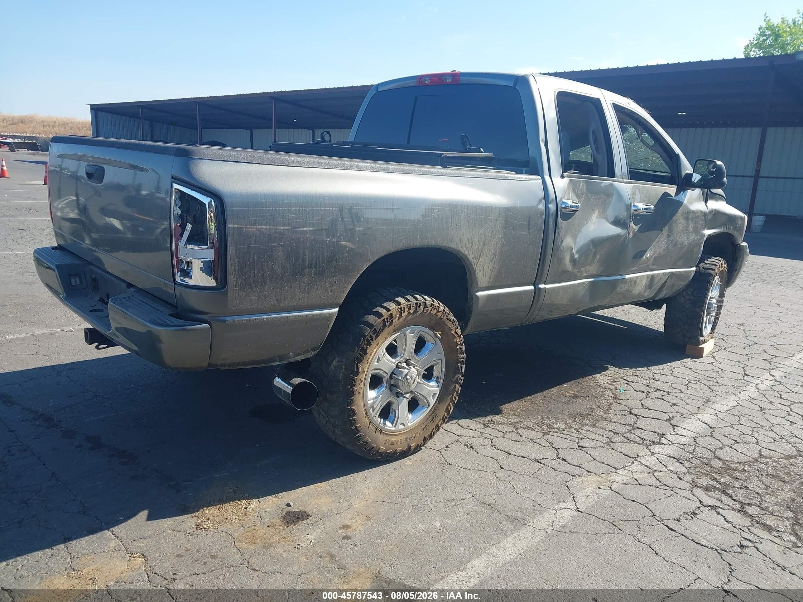 2009 Dodge Ram 2500 Laramie Gray vin: 3D7KS28L59G543453