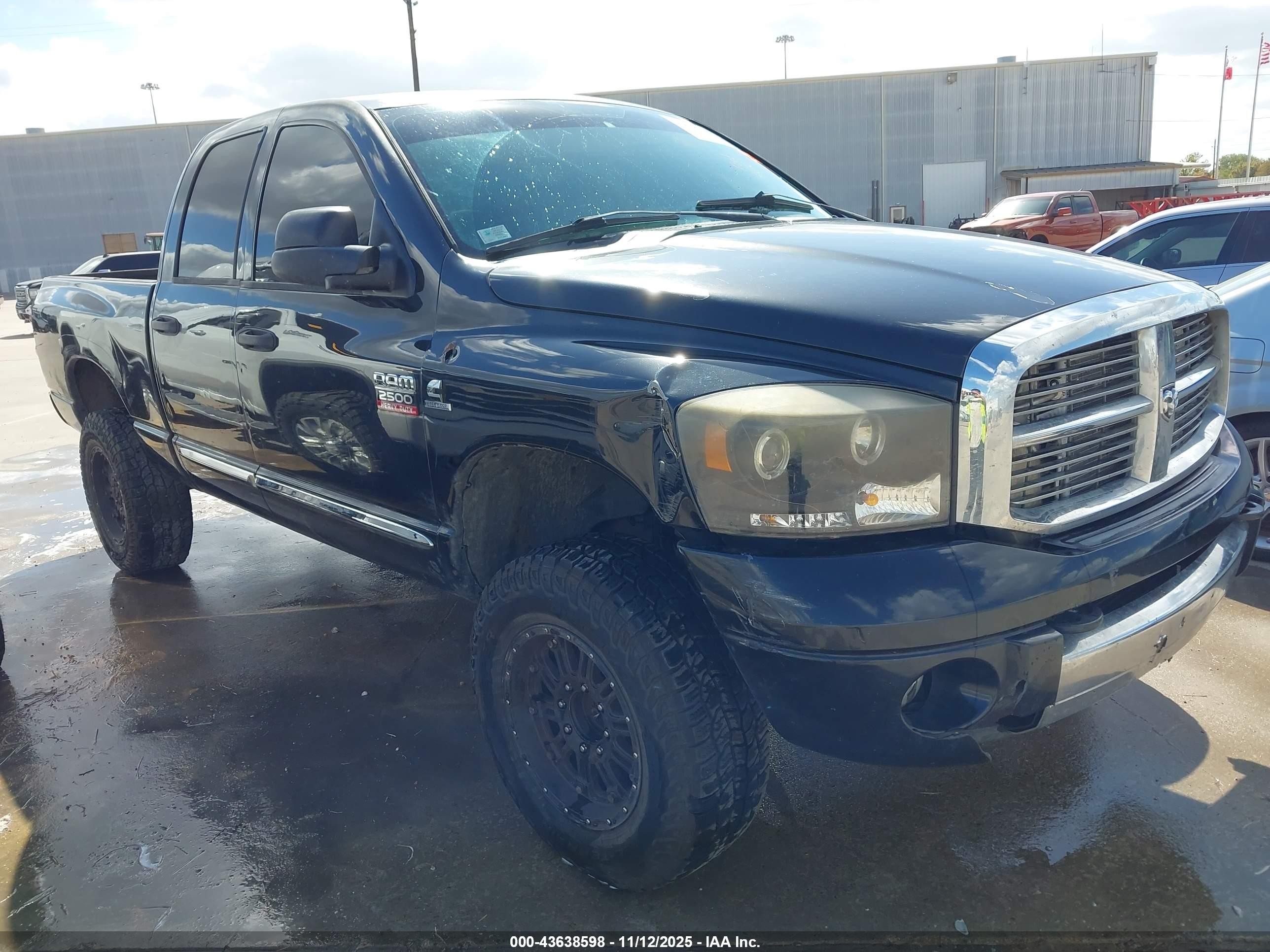 2009 Dodge Ram 2500 Laramie Black vin: 3D7KS28L79G506680