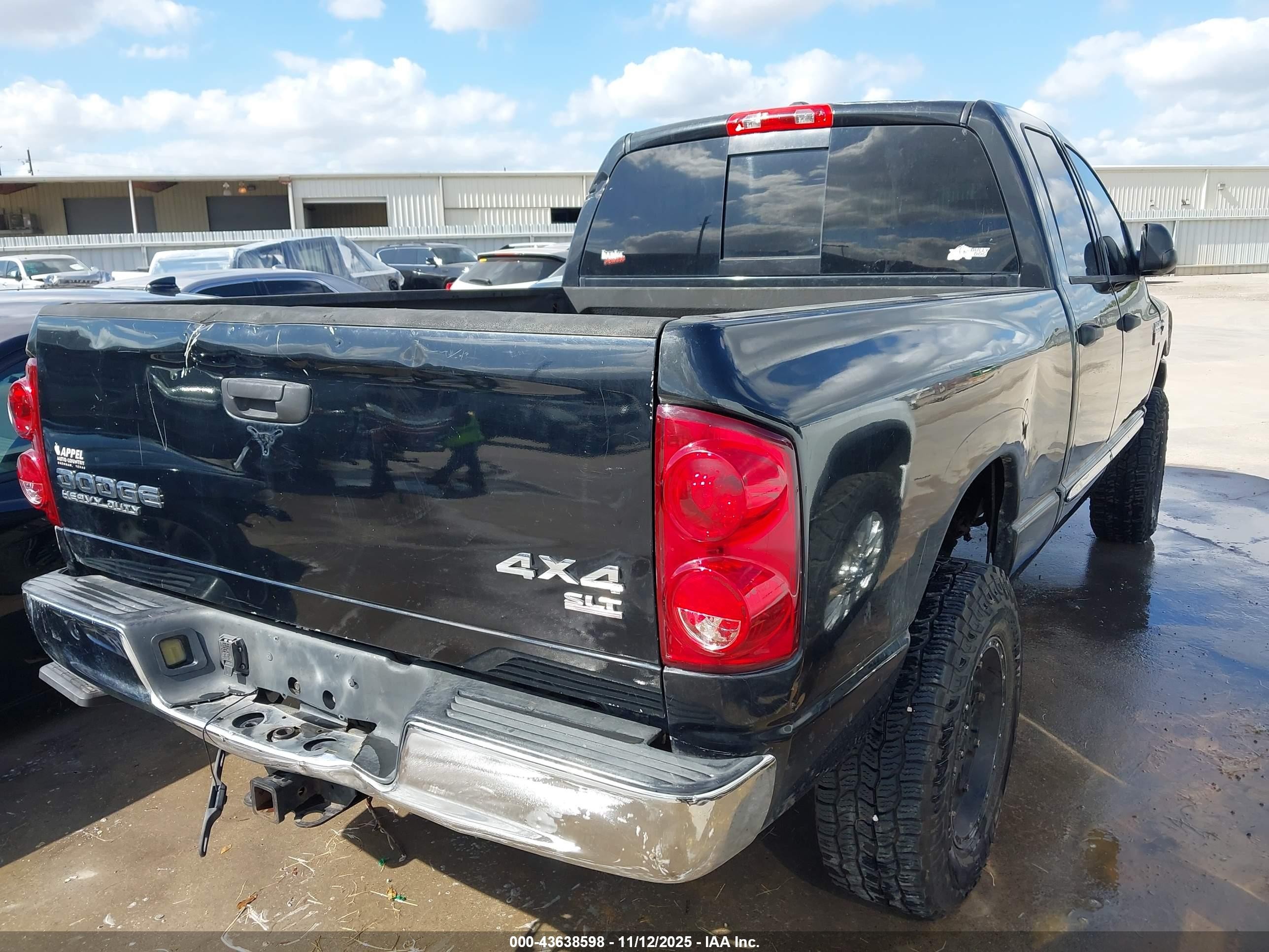 2009 Dodge Ram 2500 Laramie Black vin: 3D7KS28L79G506680