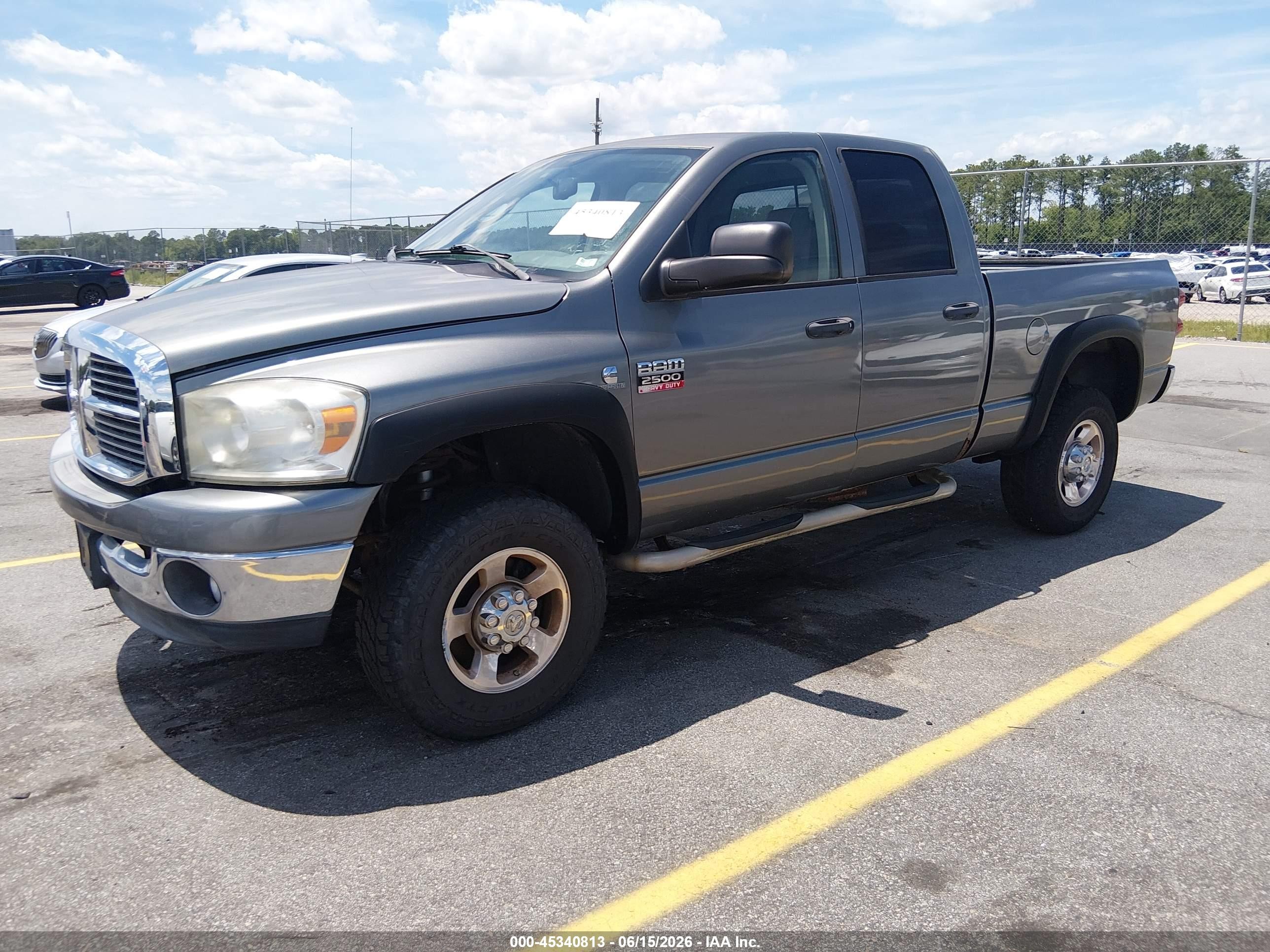 2009 Dodge Ram 2500 Slt Gray vin: 3D7KS28L89G525917