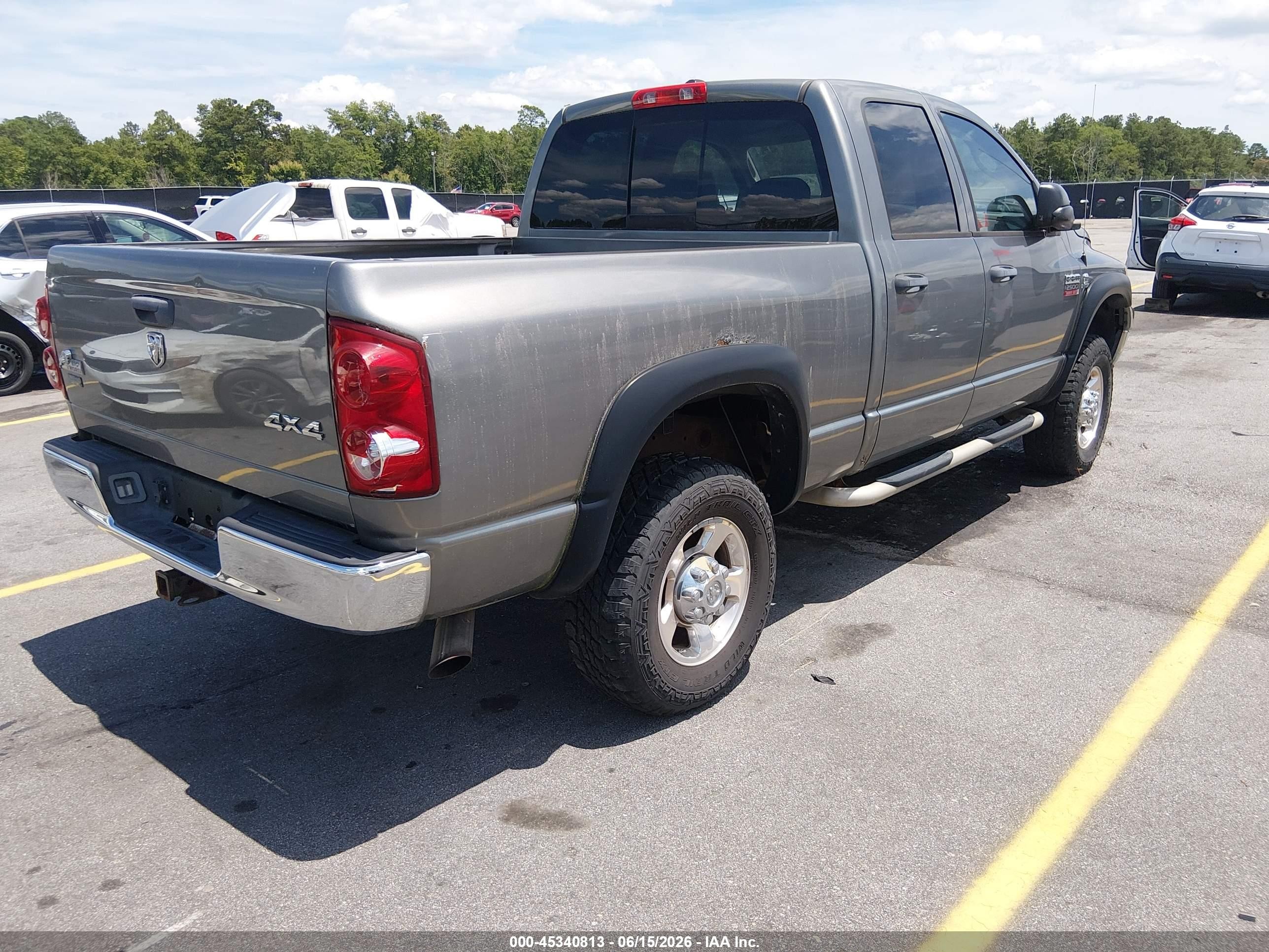 2009 Dodge Ram 2500 Slt Gray vin: 3D7KS28L89G525917