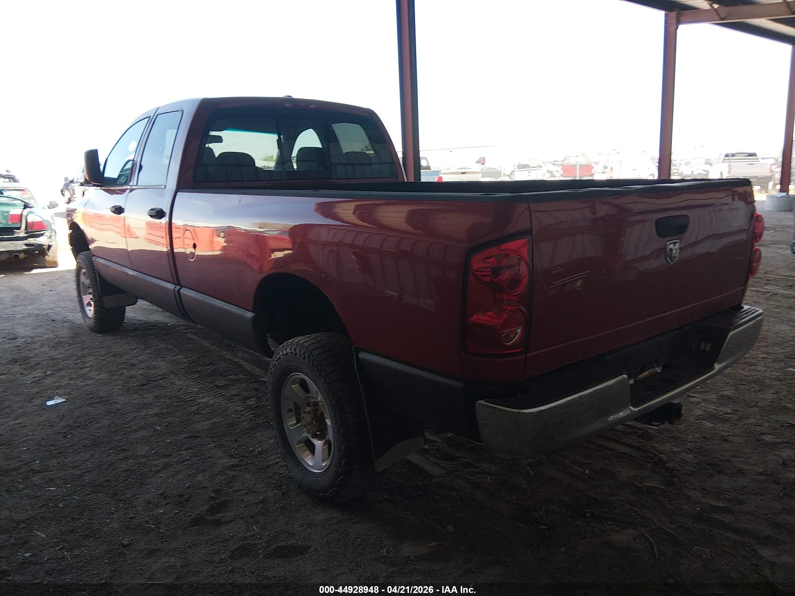 2009 Dodge Ram 2500 Slt Red vin: 3D7KS28L89G535685