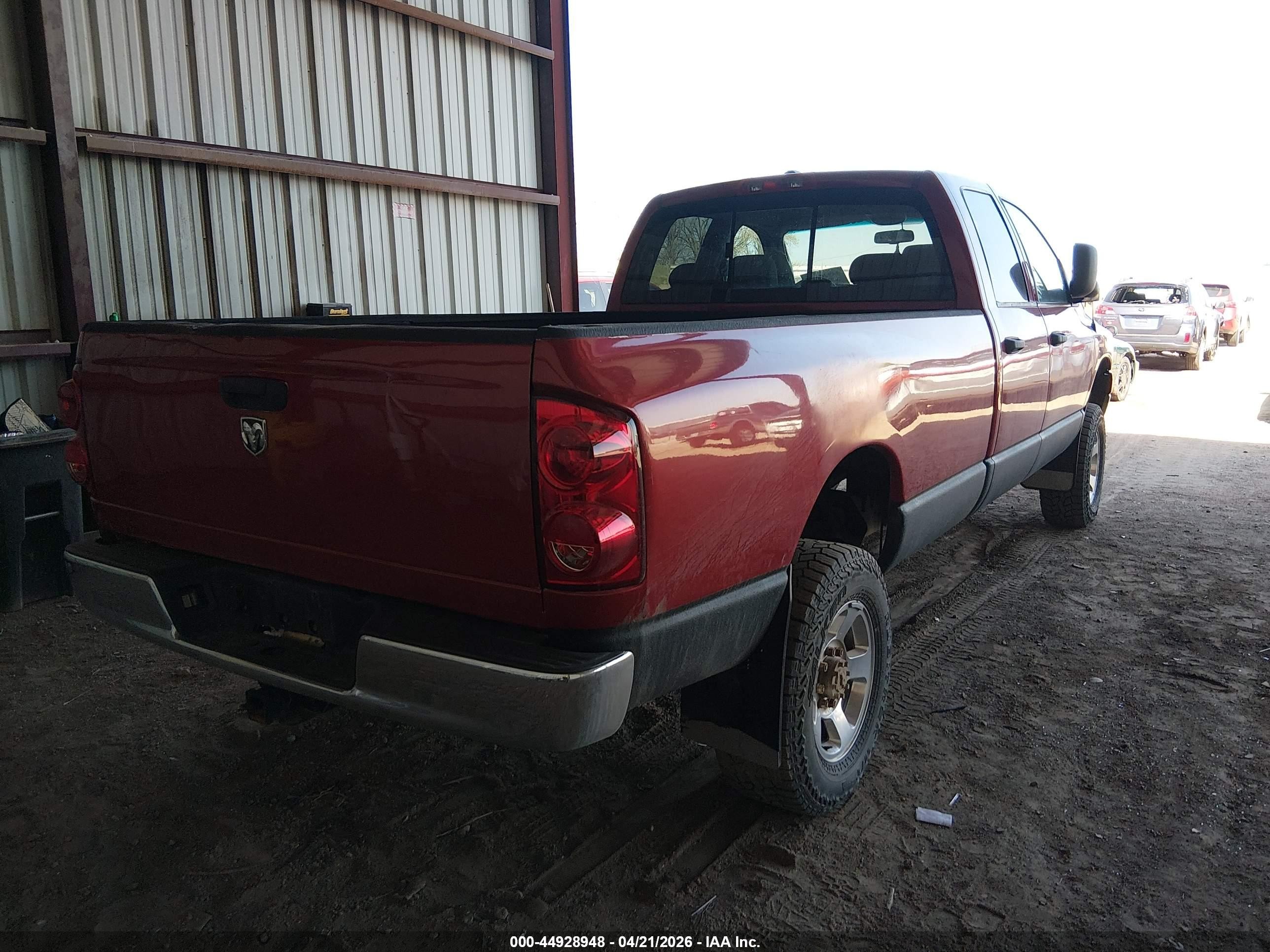 2009 Dodge Ram 2500 Slt Red vin: 3D7KS28L89G535685