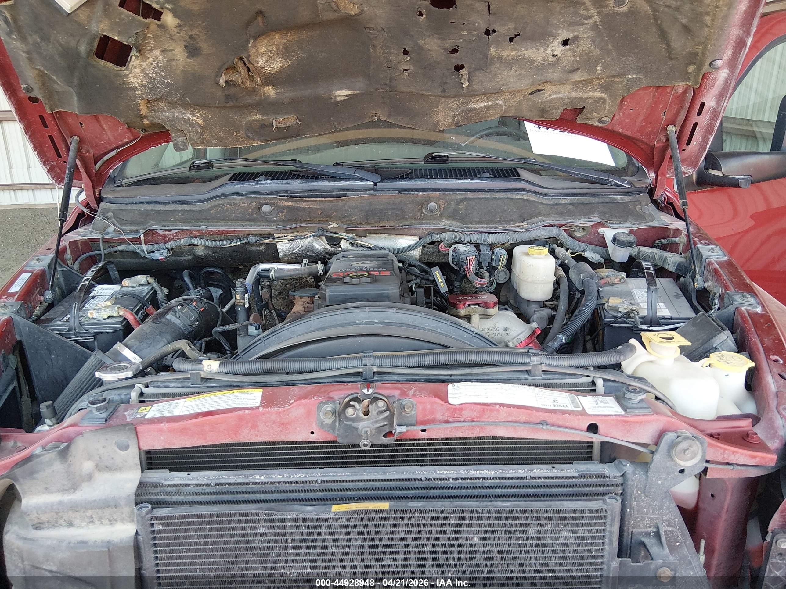 2009 Dodge Ram 2500 Slt Red vin: 3D7KS28L89G535685