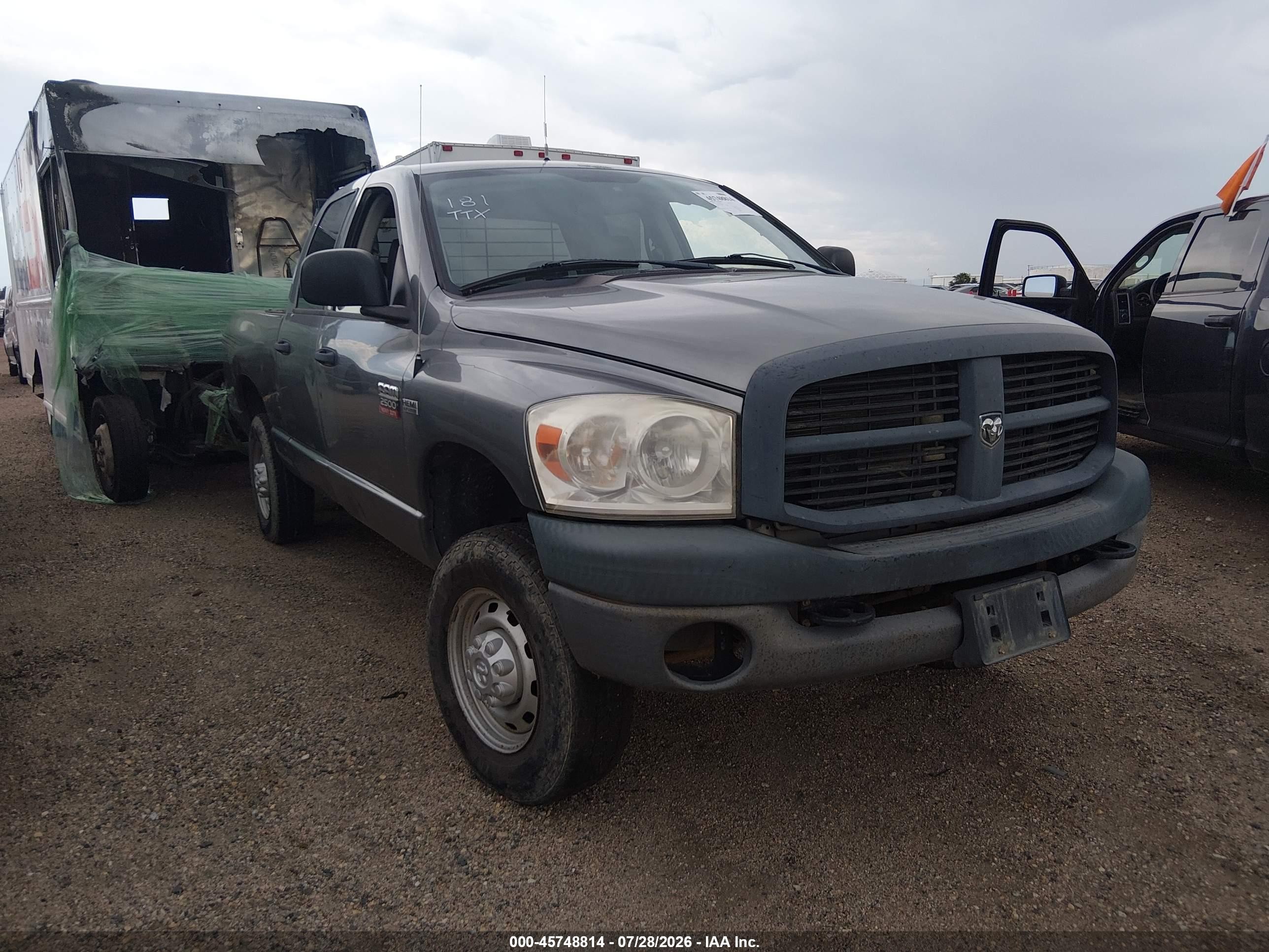 2009 Dodge Ram 2500 St Gray vin: 3D7KS28T19G549153