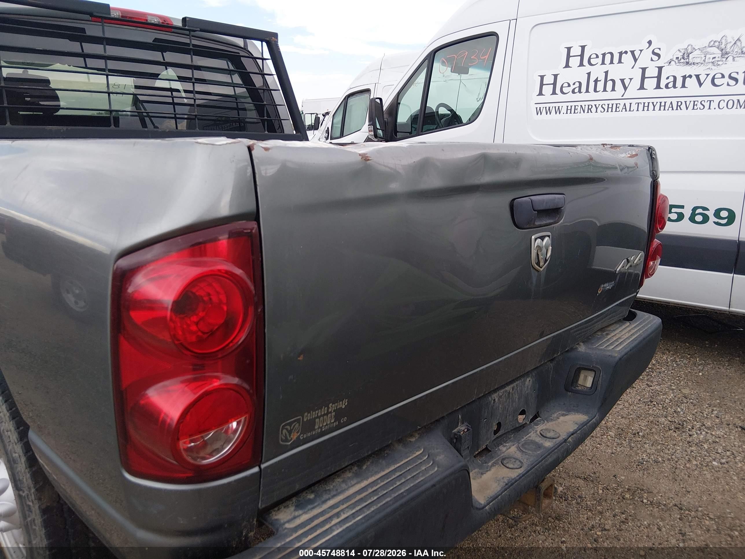 2009 Dodge Ram 2500 St Gray vin: 3D7KS28T19G549153