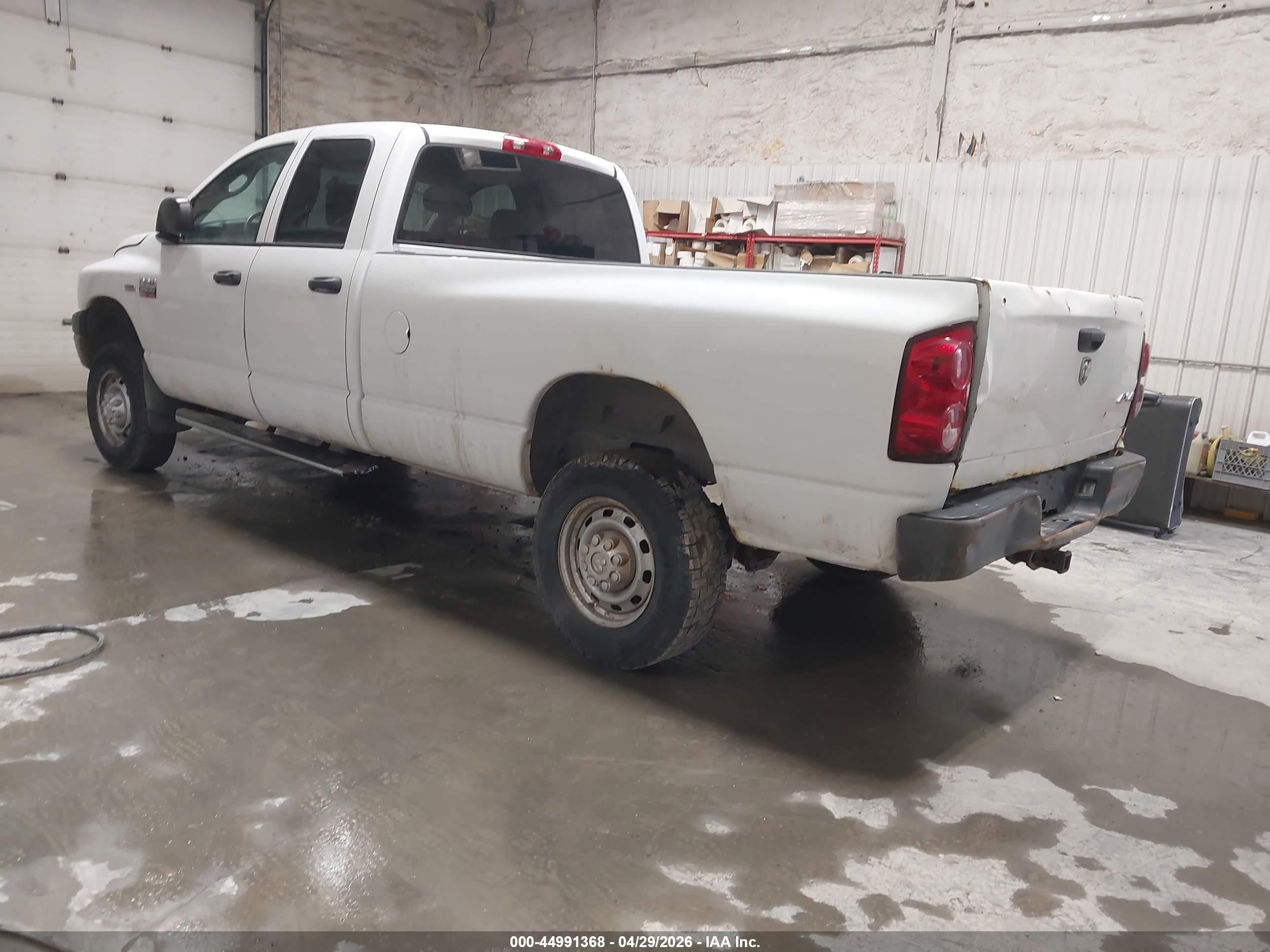 2009 Dodge Ram 2500 St White vin: 3D7KS28T19G553610