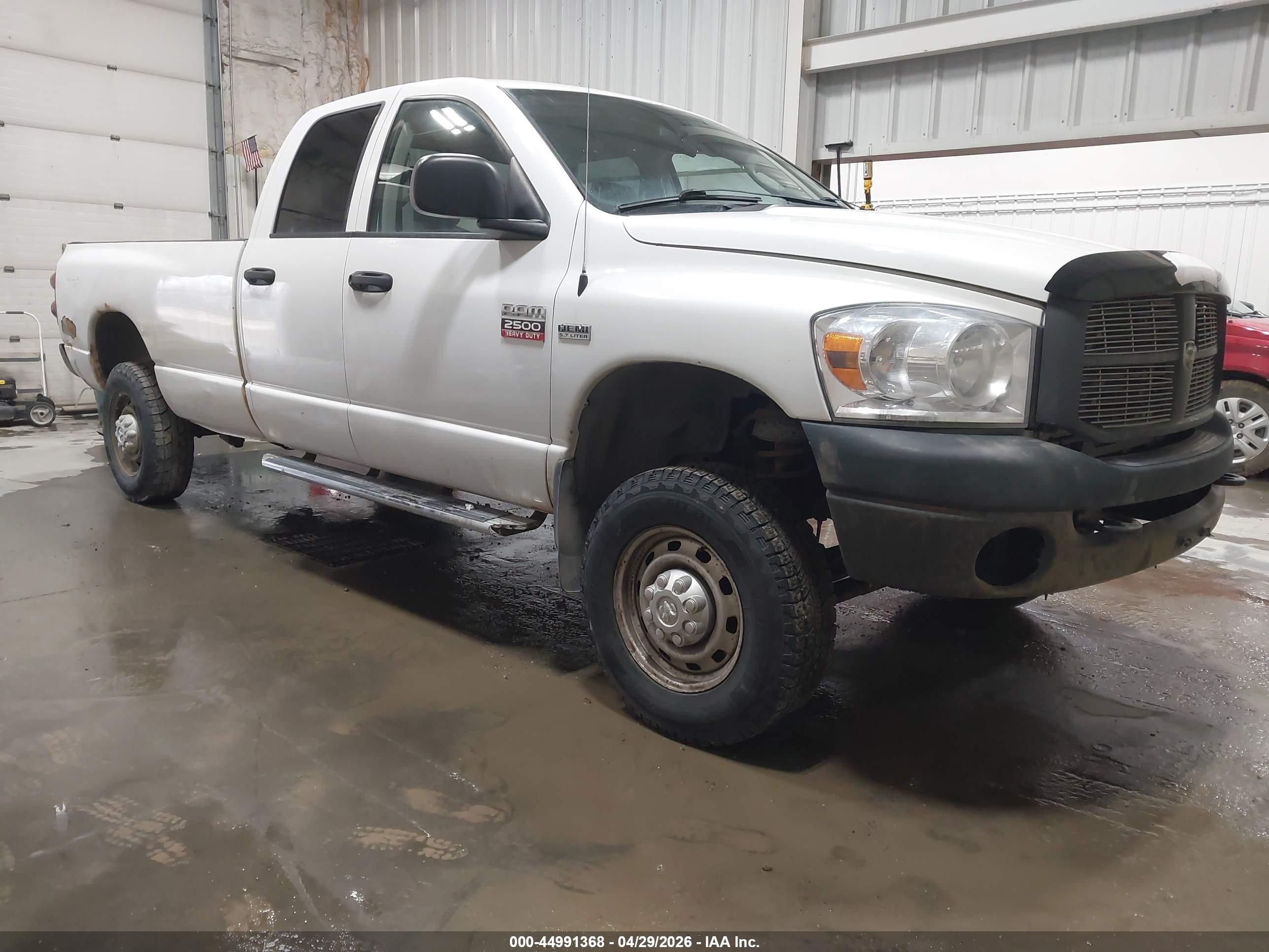 2009 Dodge Ram 2500 St White vin: 3D7KS28T19G553610