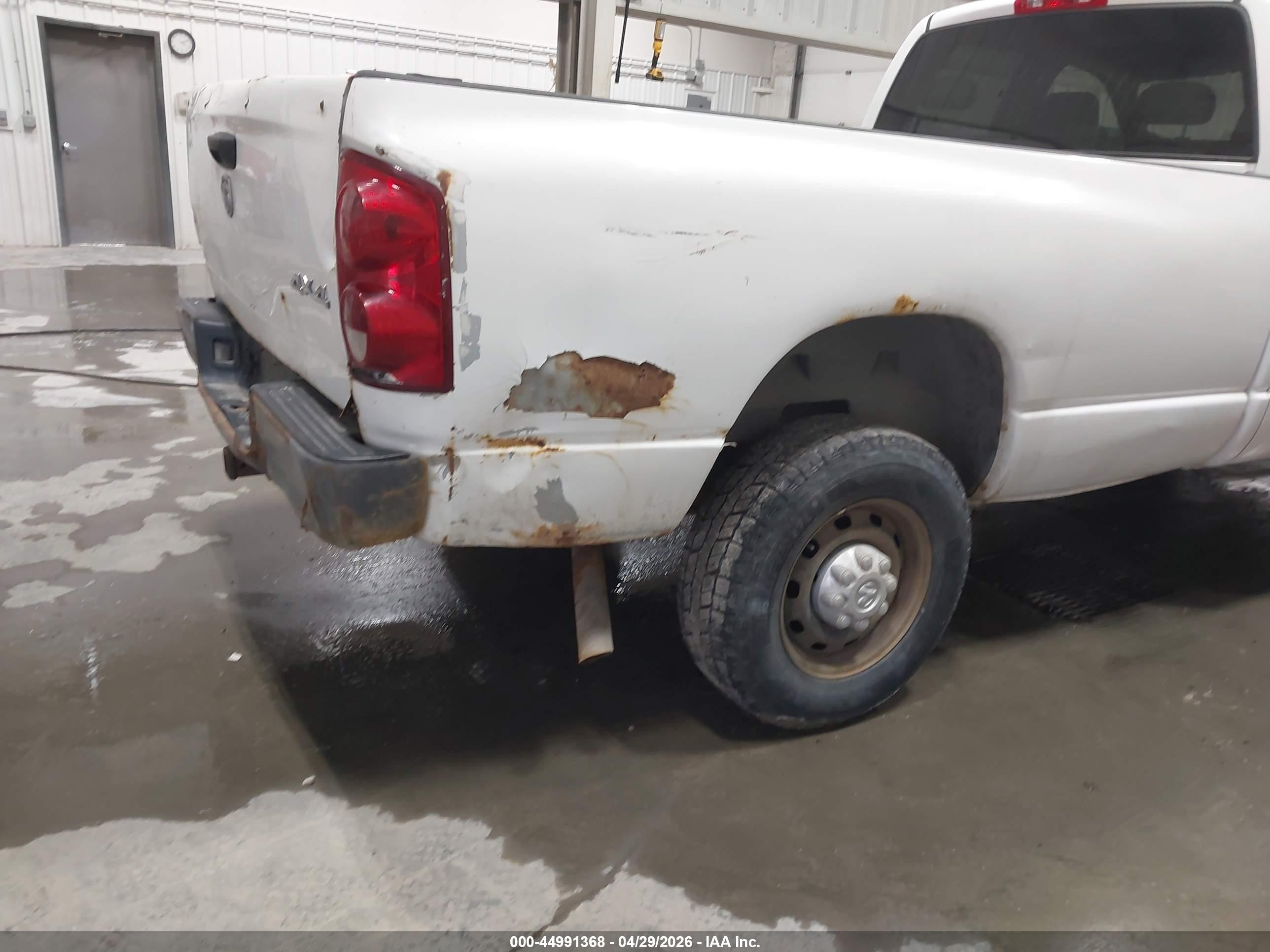 2009 Dodge Ram 2500 St White vin: 3D7KS28T19G553610