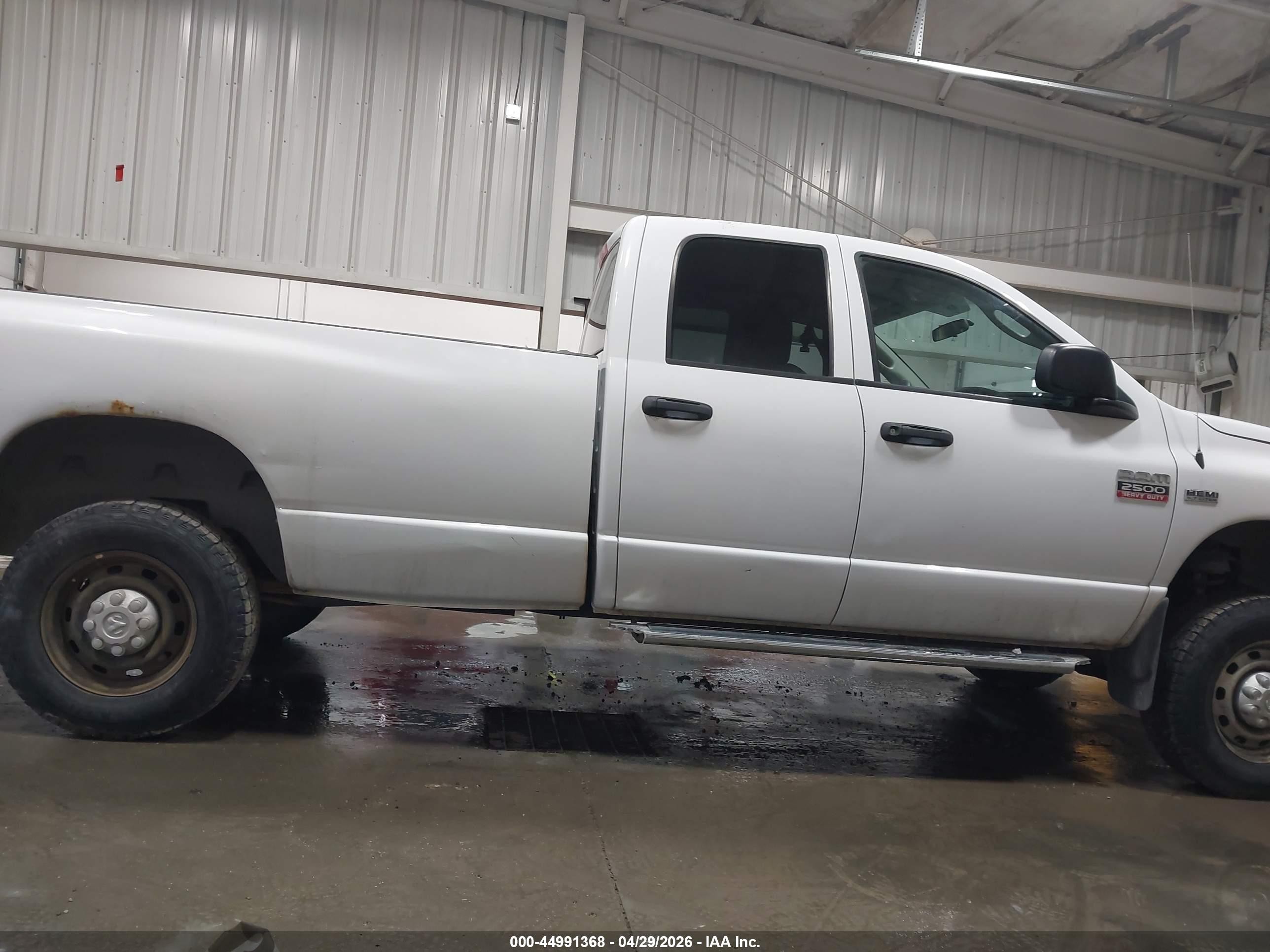 2009 Dodge Ram 2500 St White vin: 3D7KS28T19G553610