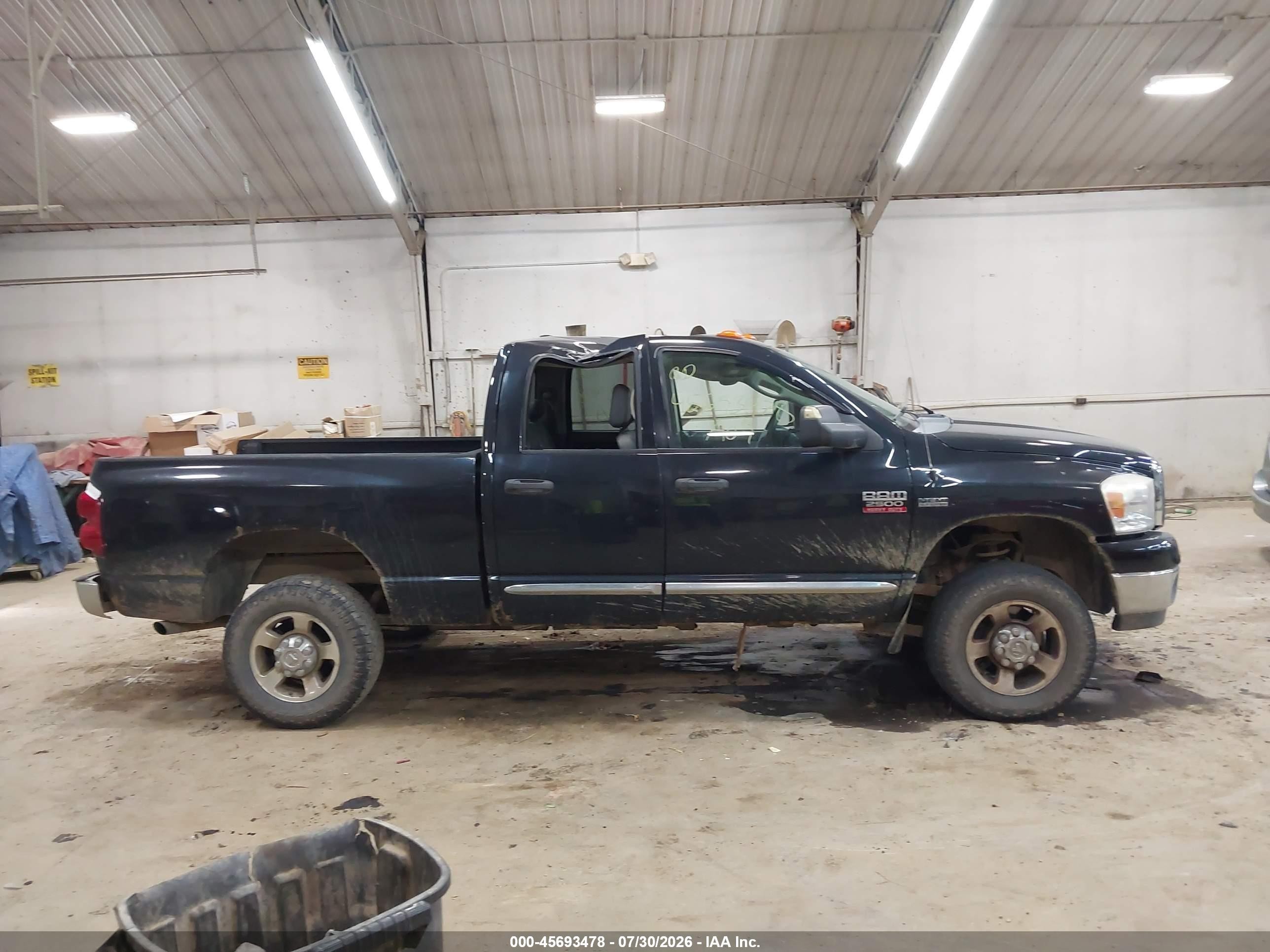 2009 Dodge Ram 2500 Slt Black vin: 3D7KS28T29G535343