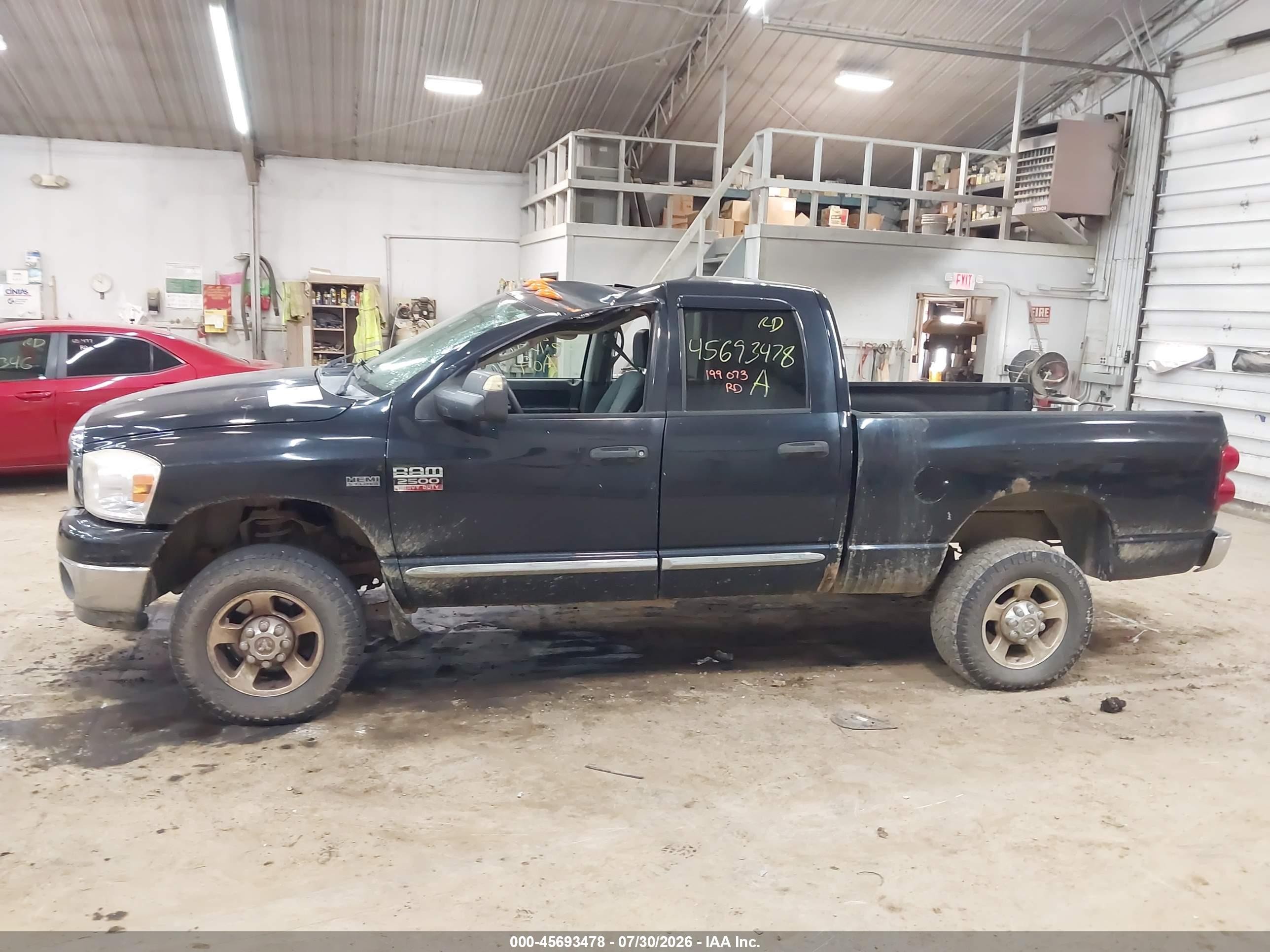 2009 Dodge Ram 2500 Slt Black vin: 3D7KS28T29G535343