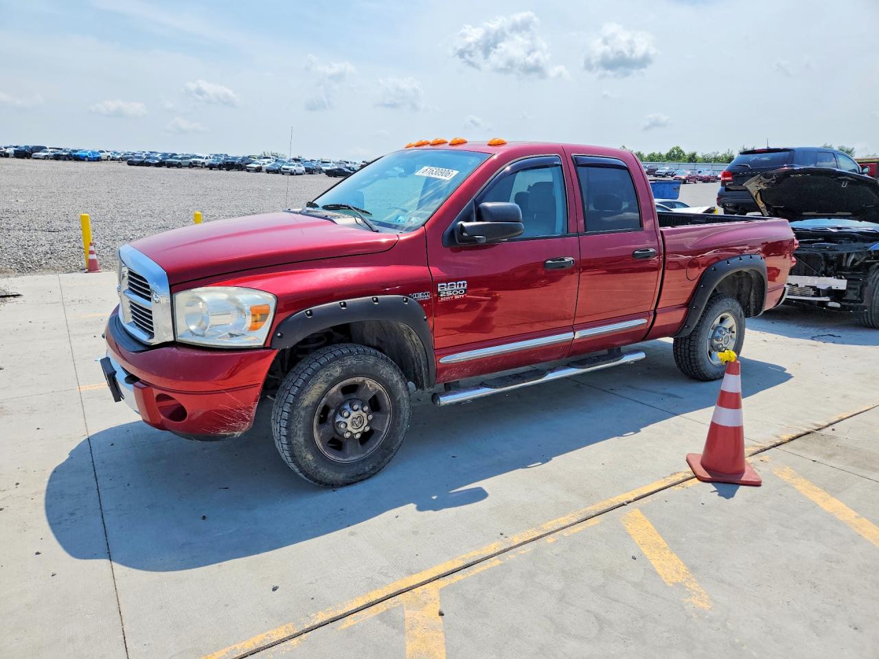 2009 Dodge Ram 2500 Красный vin: 3D7KS28T49G554749