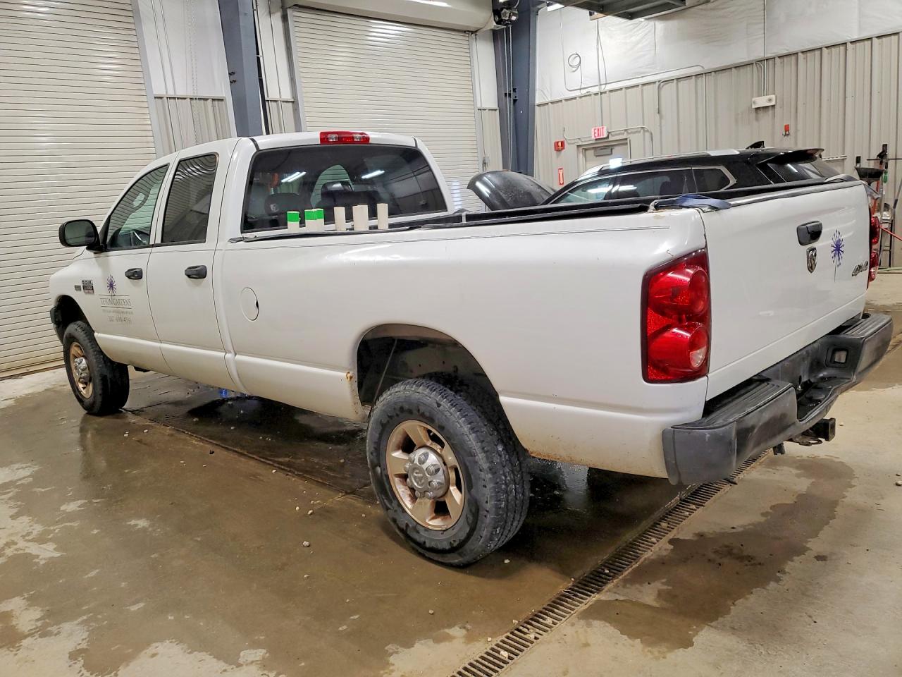 2009 Dodge Ram 2500 White vin: 3D7KS28T59G520058