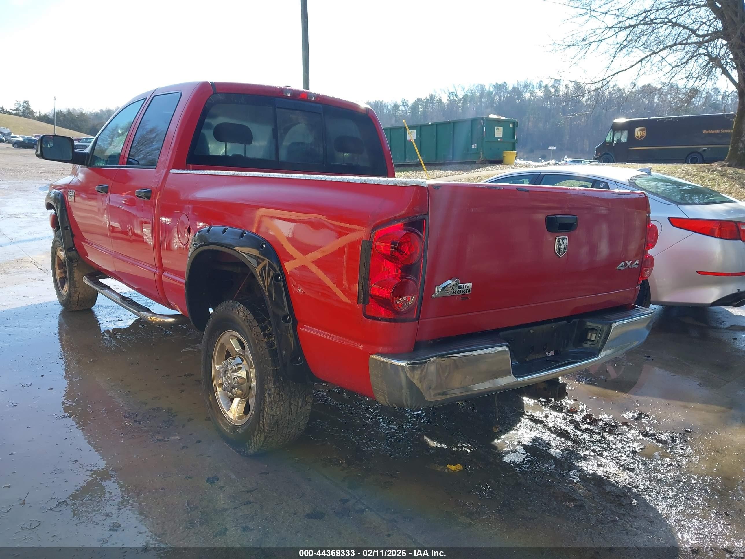 2009 Dodge Ram 2500 Slt Red vin: 3D7KS28T69G546118