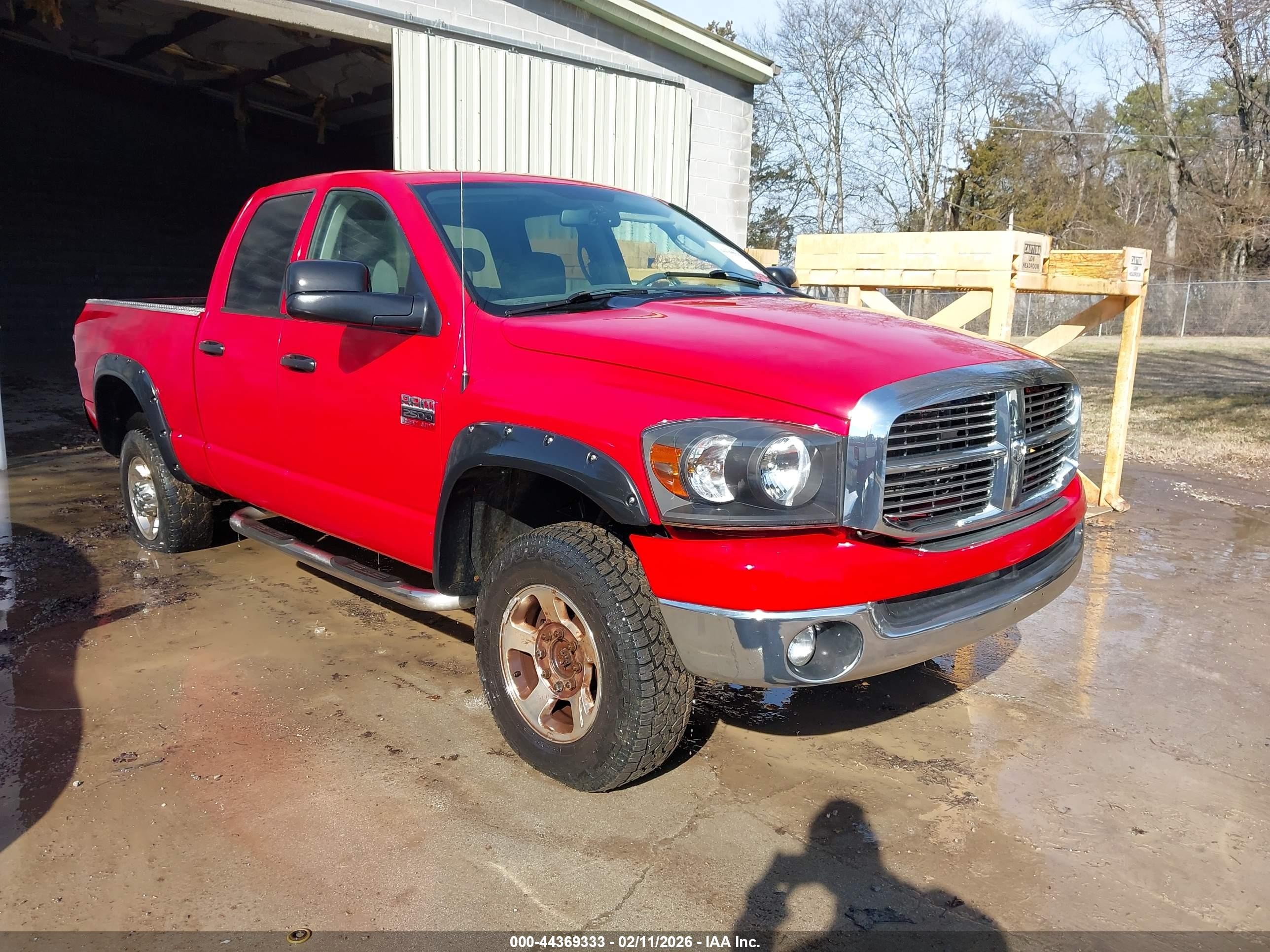 2009 Dodge Ram 2500 Slt Red vin: 3D7KS28T69G546118