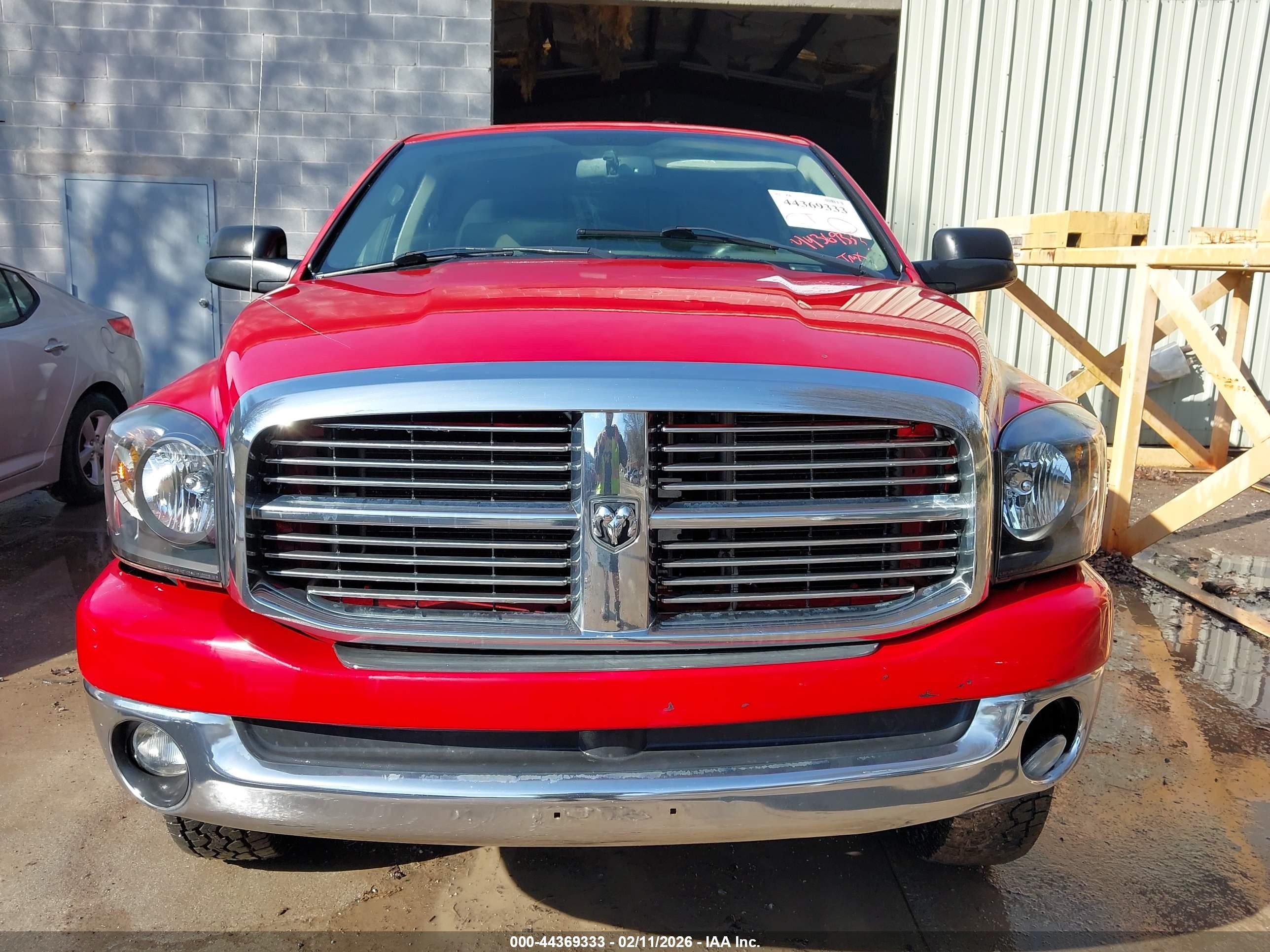 2009 Dodge Ram 2500 Slt Red vin: 3D7KS28T69G546118