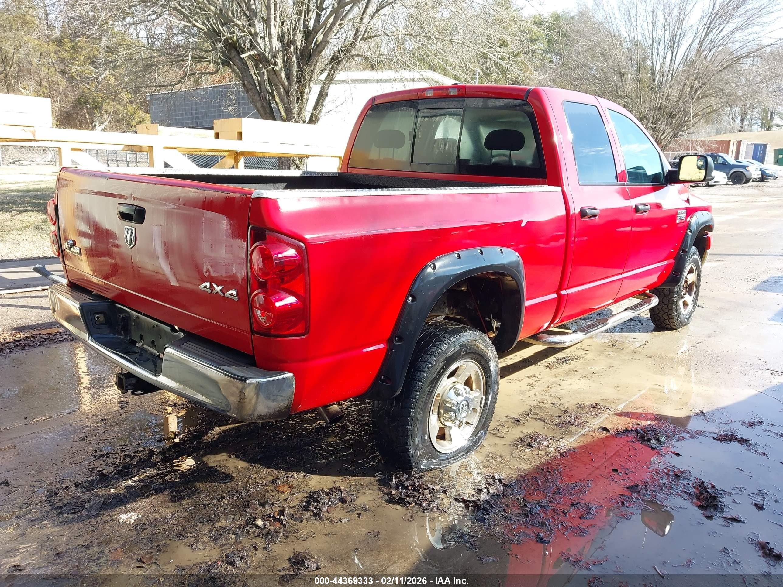 2009 Dodge Ram 2500 Slt Red vin: 3D7KS28T69G546118