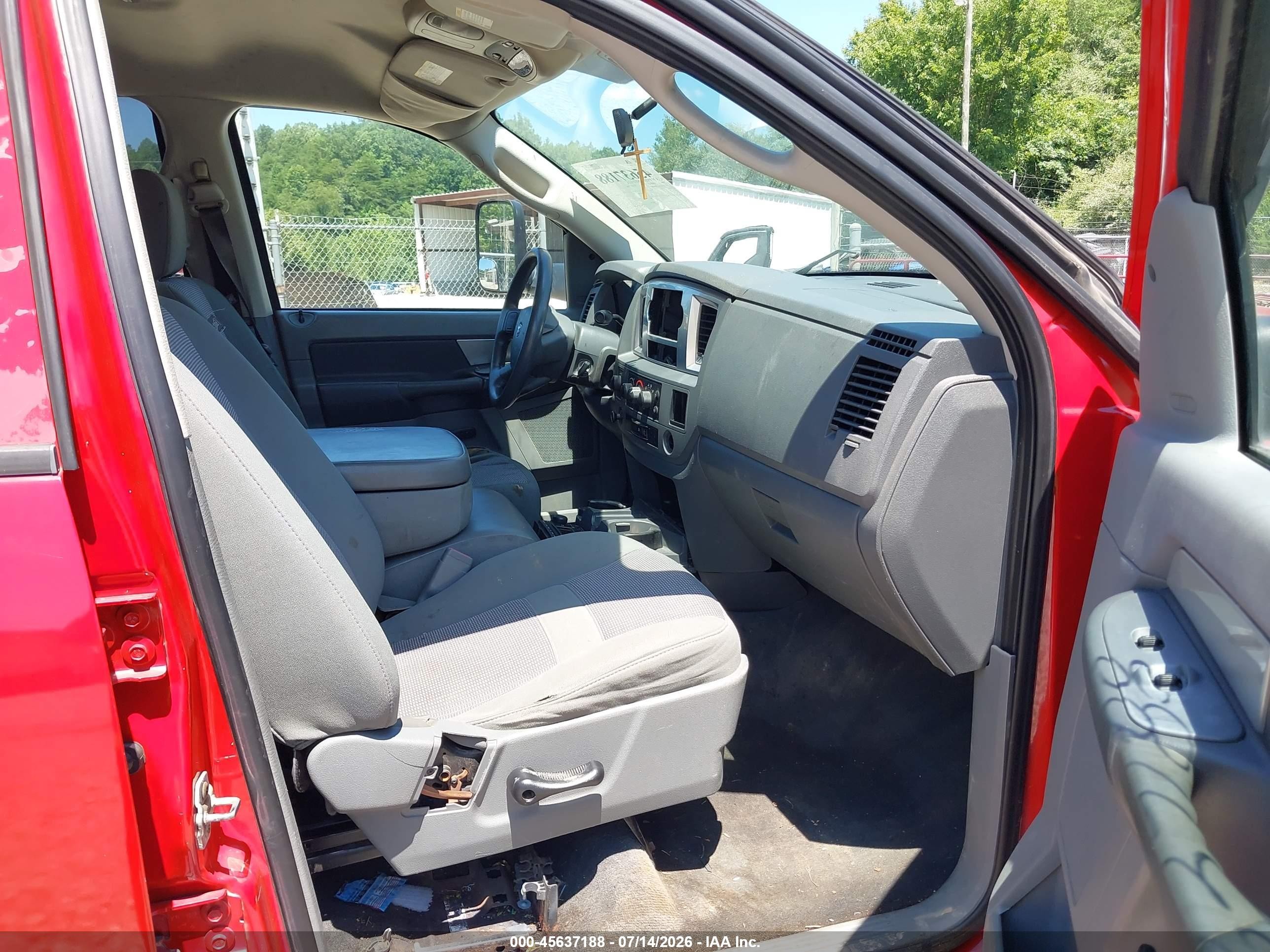 2009 Dodge Ram 2500 Slt Red vin: 3D7KS28T79G544992