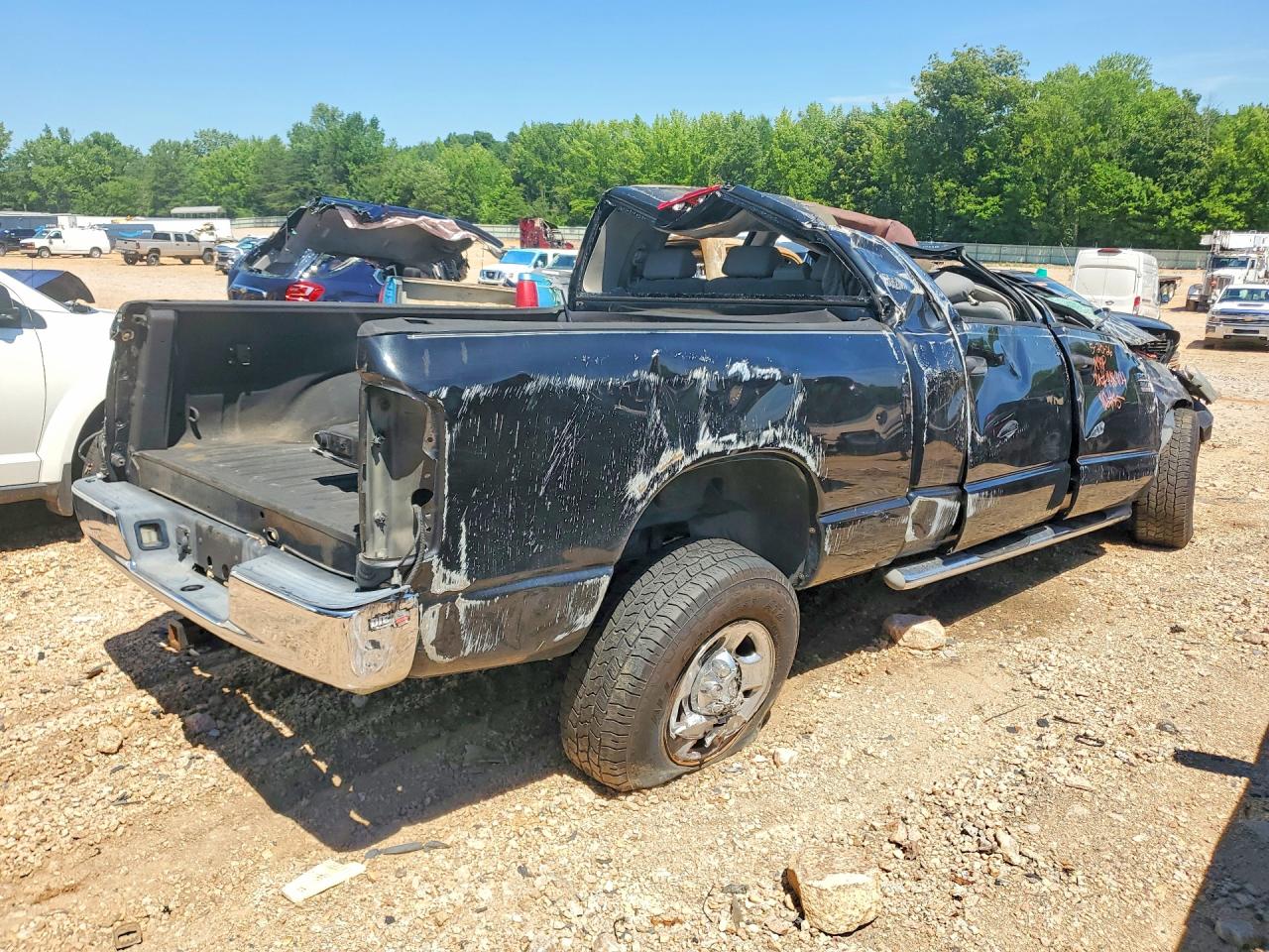 2007 Dodge Ram 2500 Black vin: 3D7KS29A07G833156
