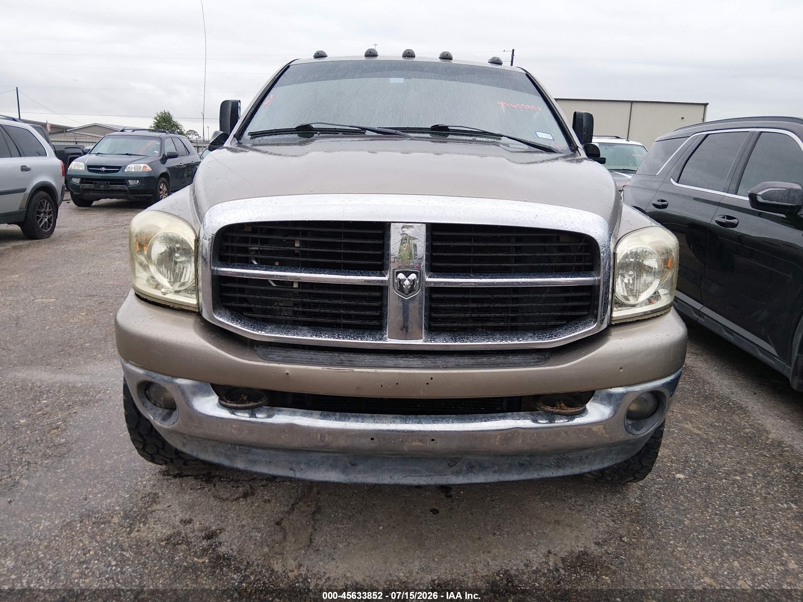 2007 Dodge Ram 2500 Slt Бежевый vin: 3D7KS29A27G848953