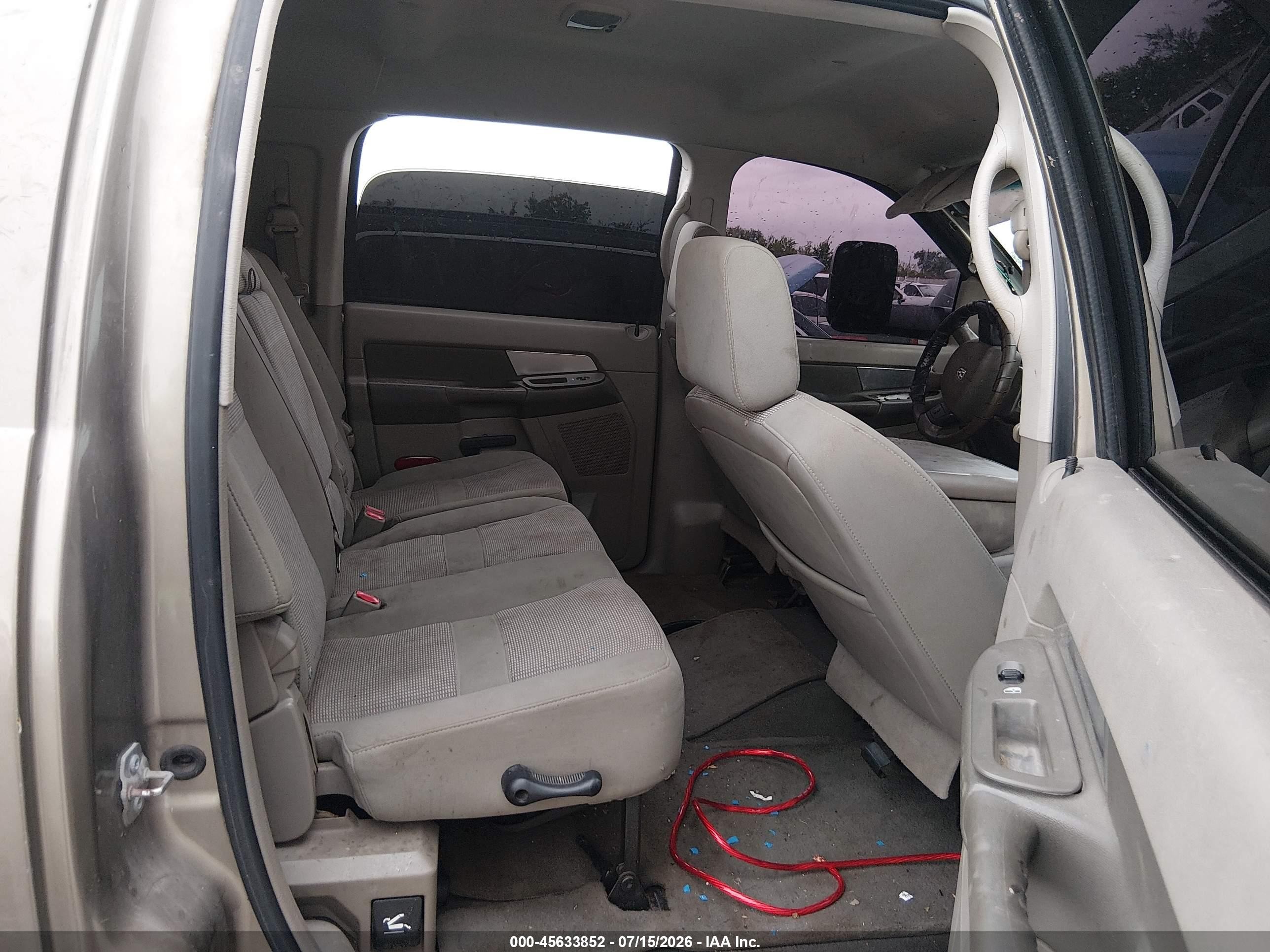 2007 Dodge Ram 2500 Slt Бежевый vin: 3D7KS29A27G848953